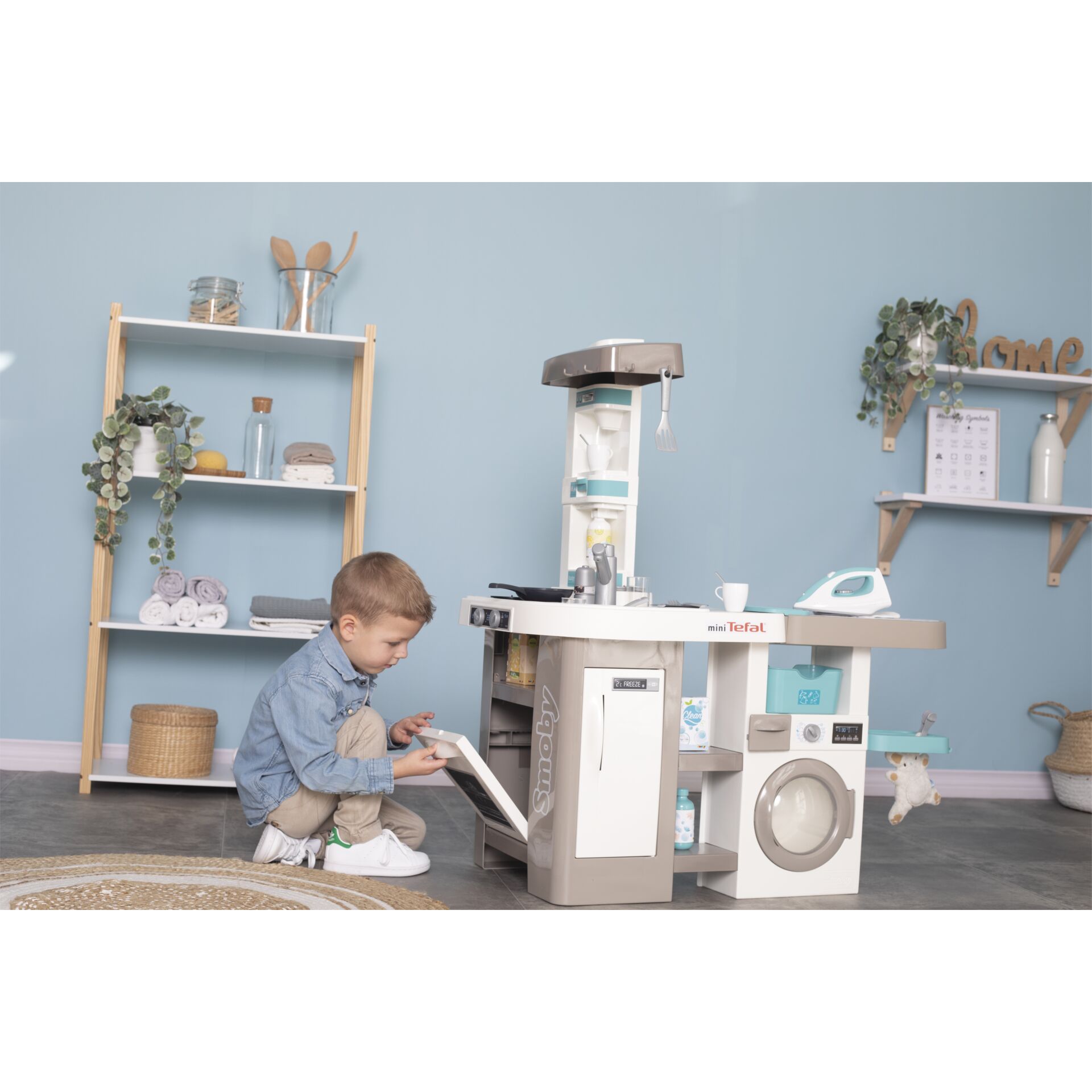 Smoby Tefal Studio Küche mit Waschsalon