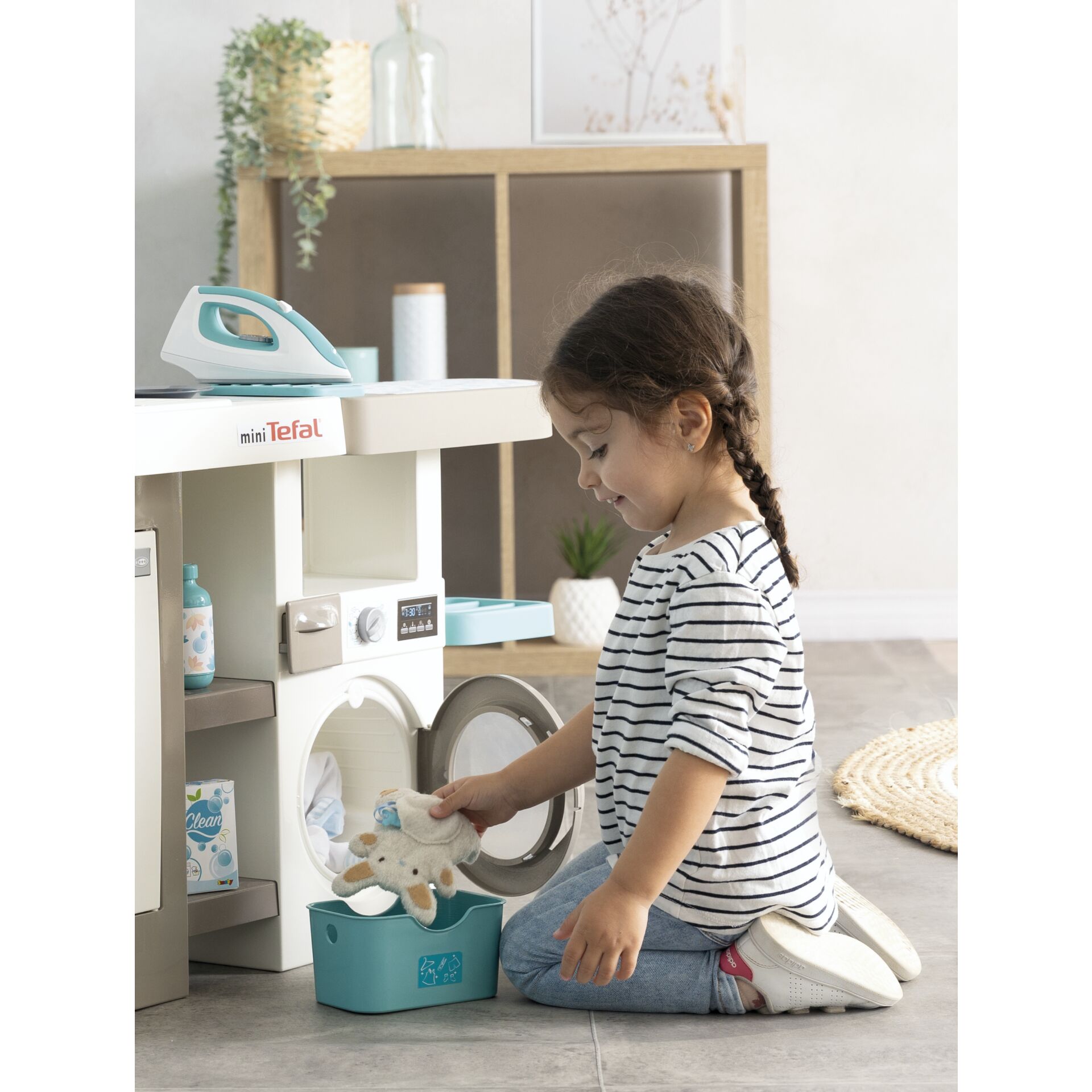 Smoby Tefal Studio Küche mit Waschsalon
