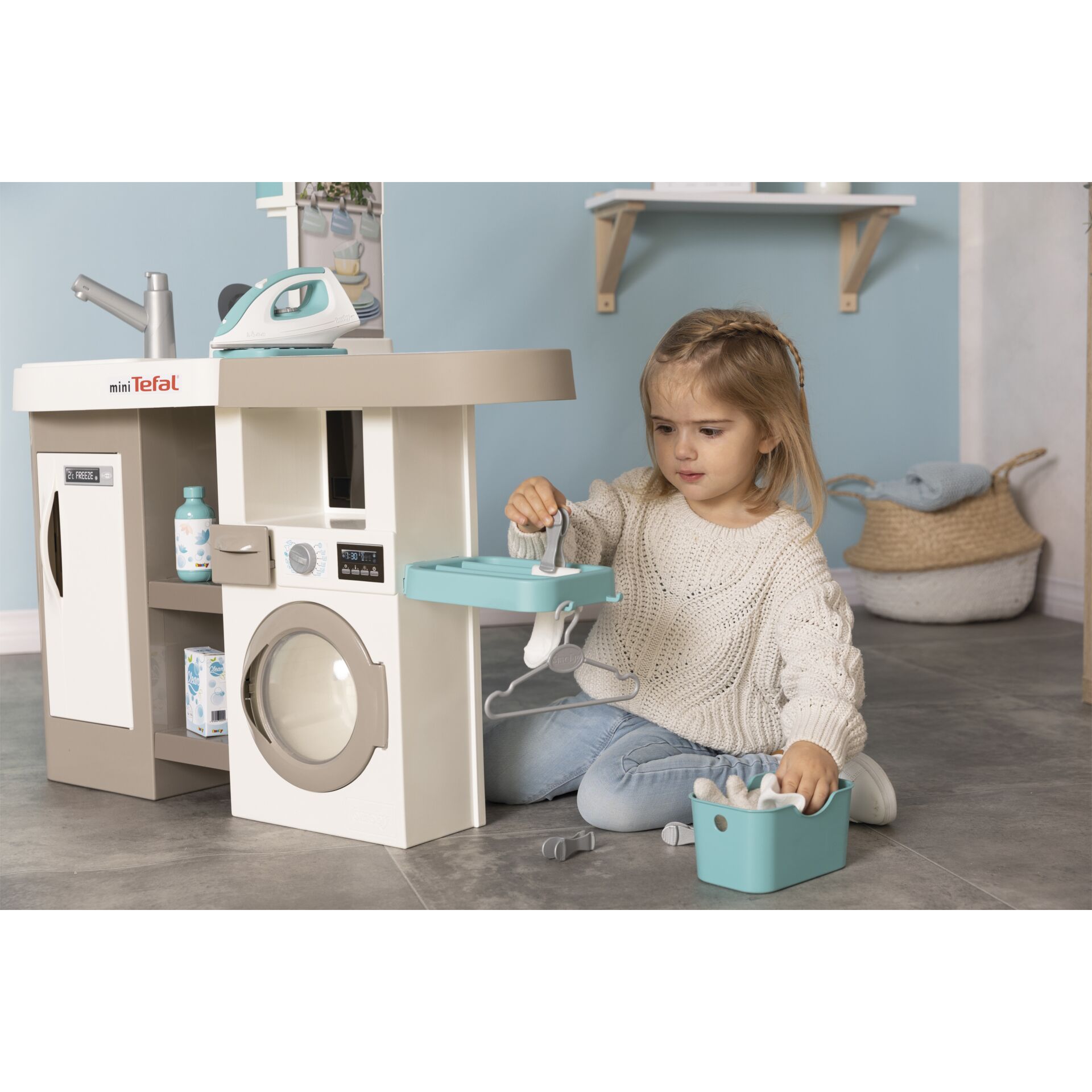 Smoby Tefal Studio Küche mit Waschsalon