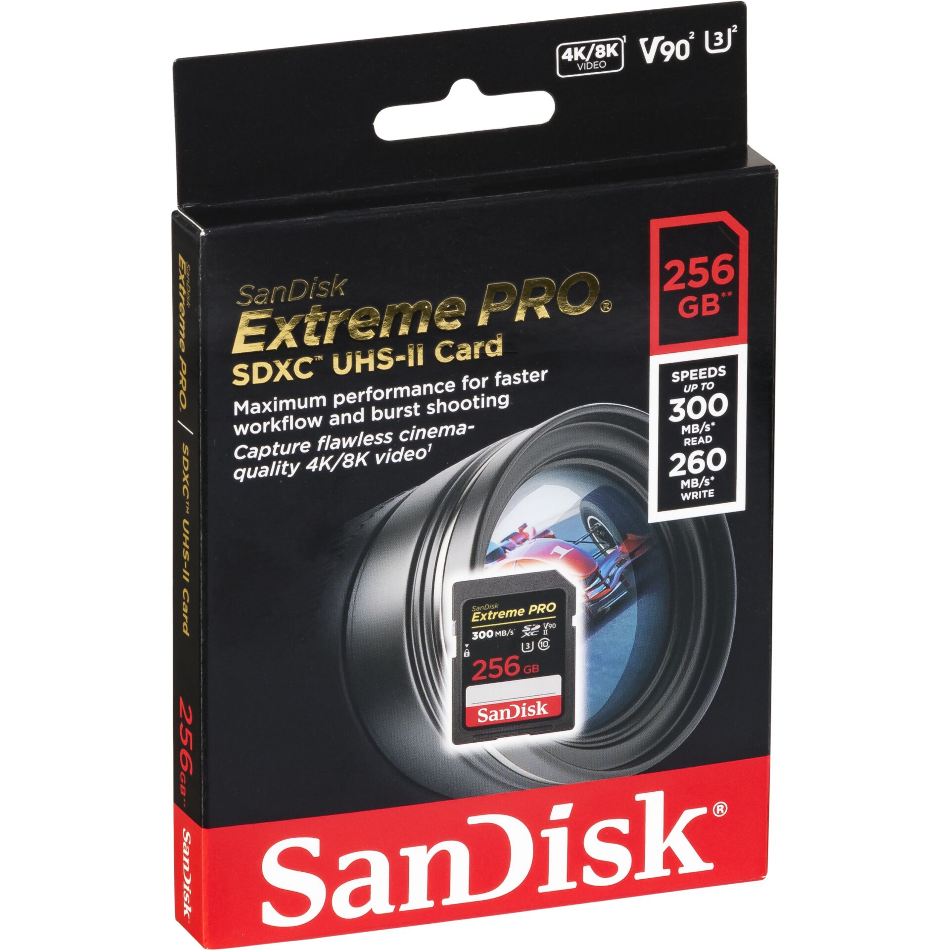 SanDisk ExtremePRO SDXC V90 256G 300MB UHS-II  SDSDXDK-256G-
