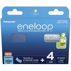 1x4 Panasonic Eneloop Mignon AA 2000mAh + Akkubox   BK-3MCDE