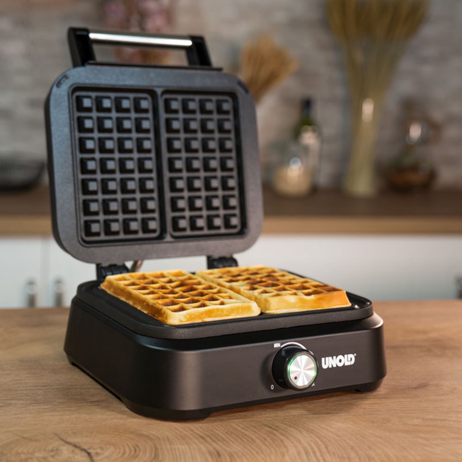 Unold 48275 Doppel Waffeleisen Brüssel        Belgische Waff