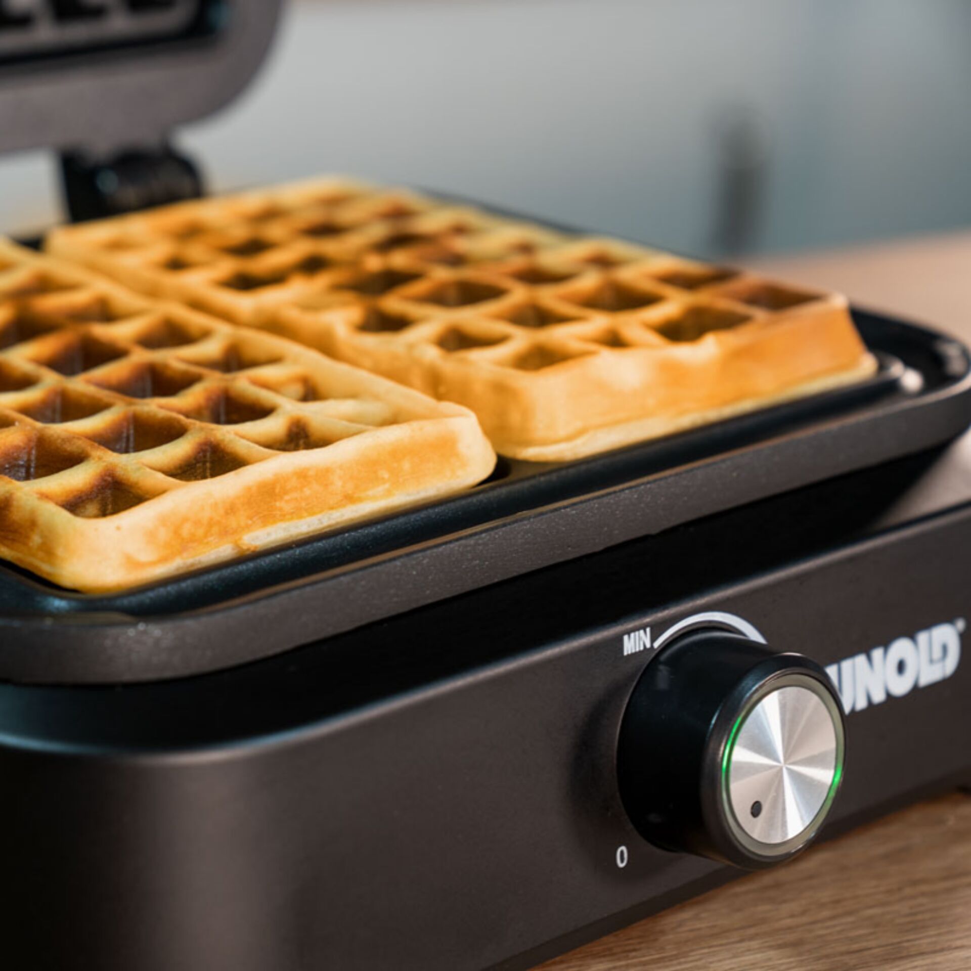 Unold 48275 Doppel Waffeleisen Brüssel        Belgische Waff