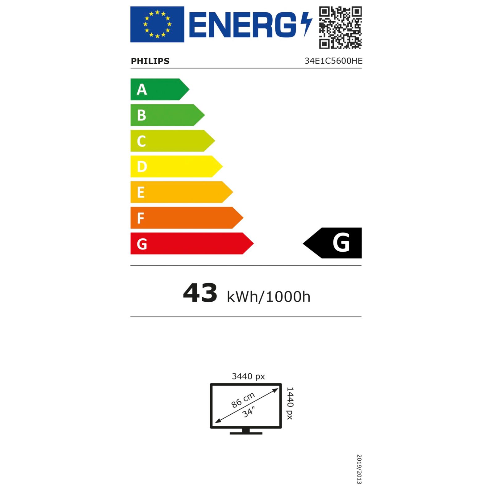 Philips 34E1C5600HE/00