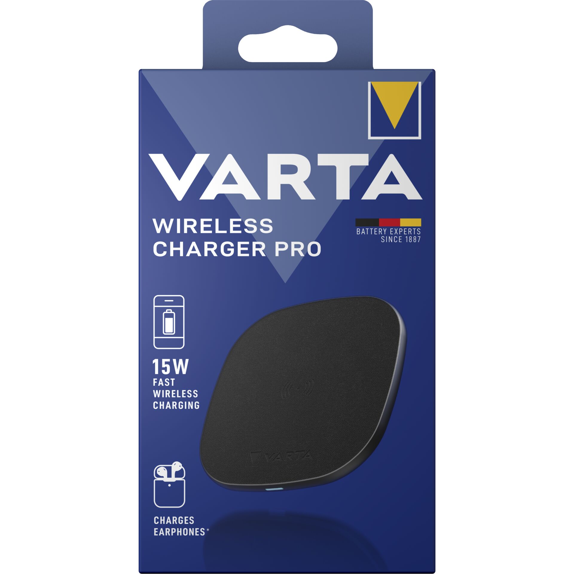 Varta Wireless Charger Pro max. 15W + USB-C Kabel Typ 57905