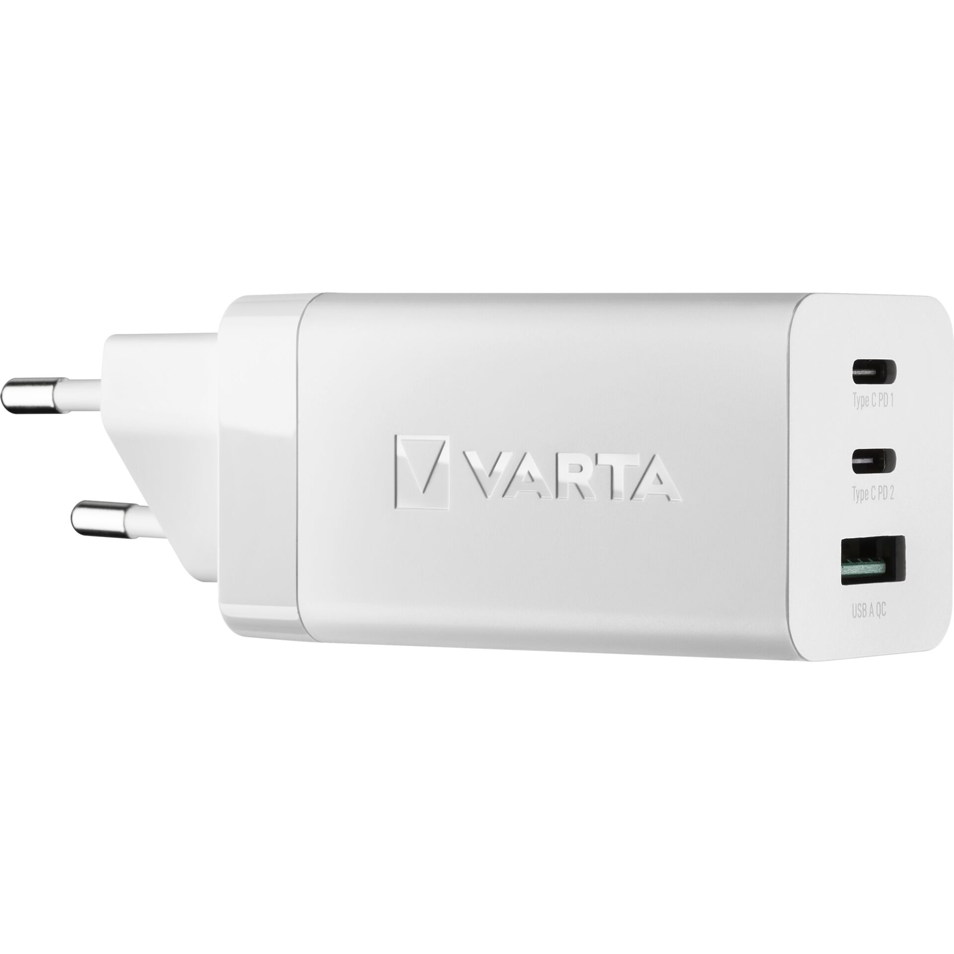 Varta High Speed Charger 65W GaN 2x USB C + USB A      Type