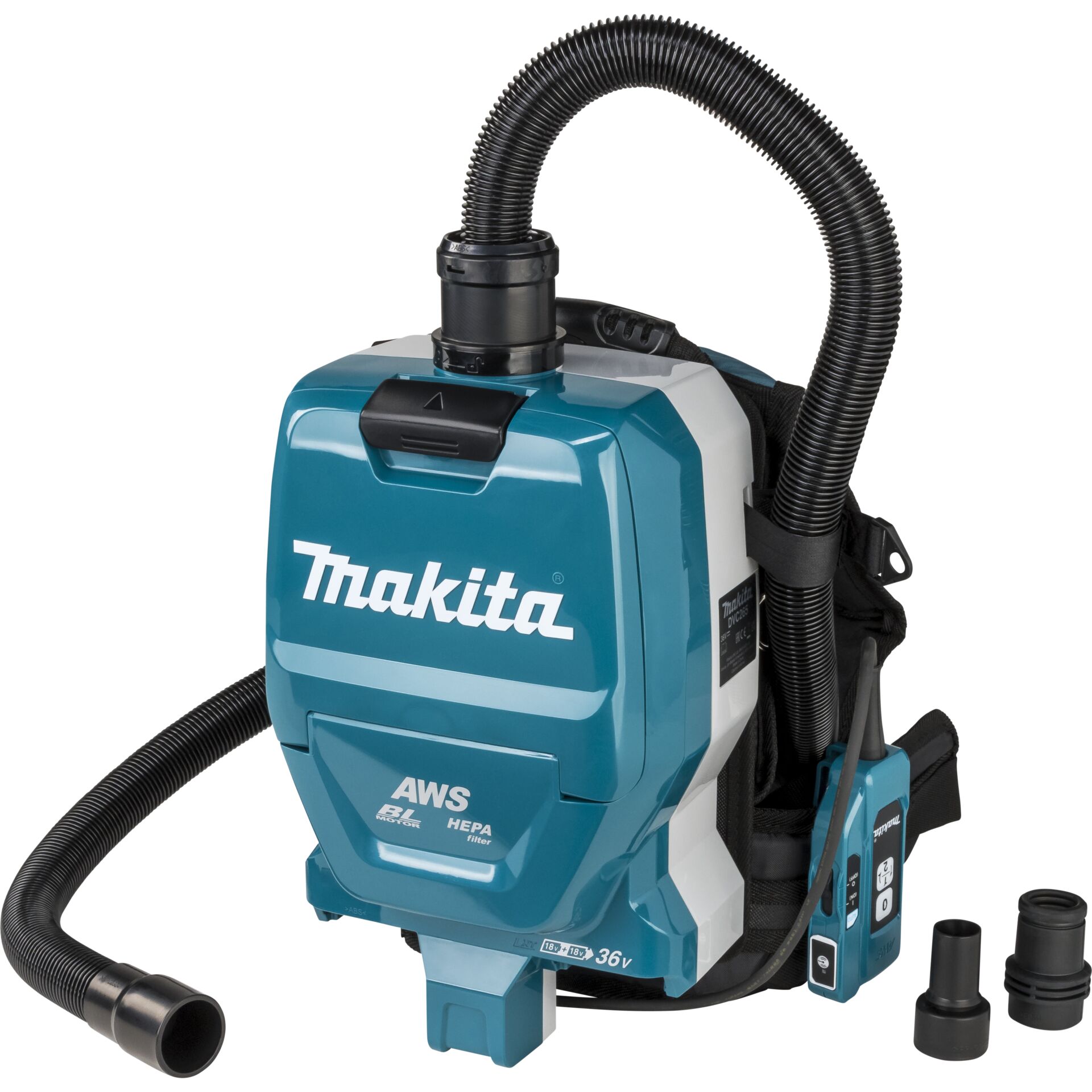 Makita DVC265ZXU aspirap. a zaino a batt.
