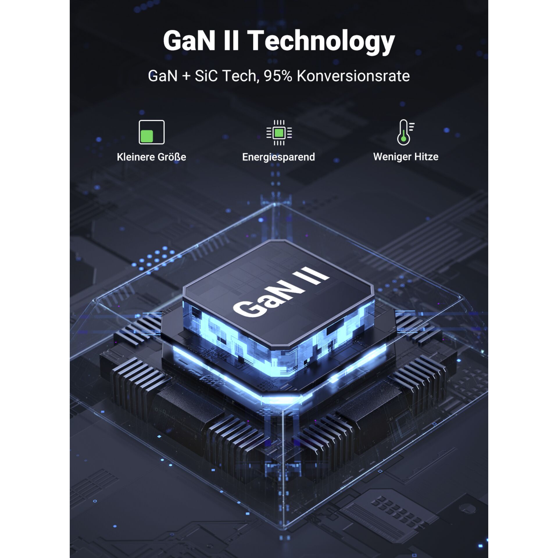 UGREEN 2USB-A+4USB-C 200W Desktop Fast caricabatt.
