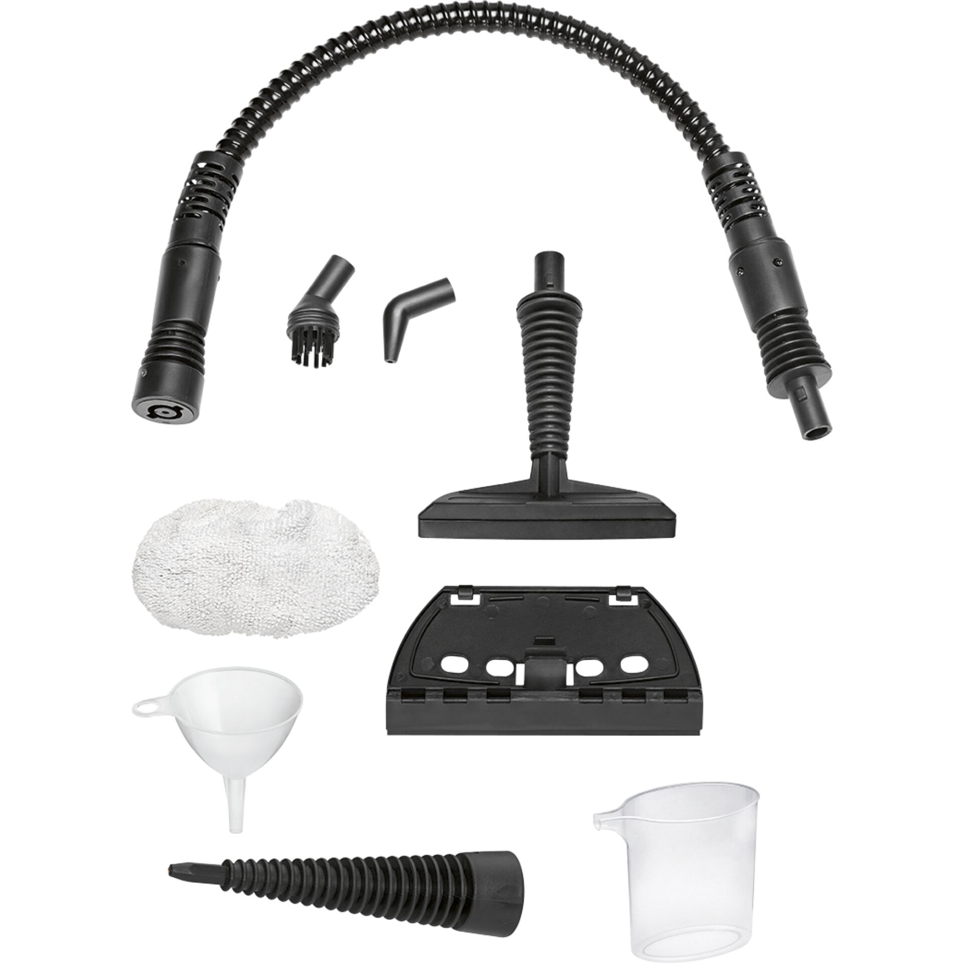 Clatronic DR 3653 gelb-schwarz Dampfreiniger 9 fach Zubehör