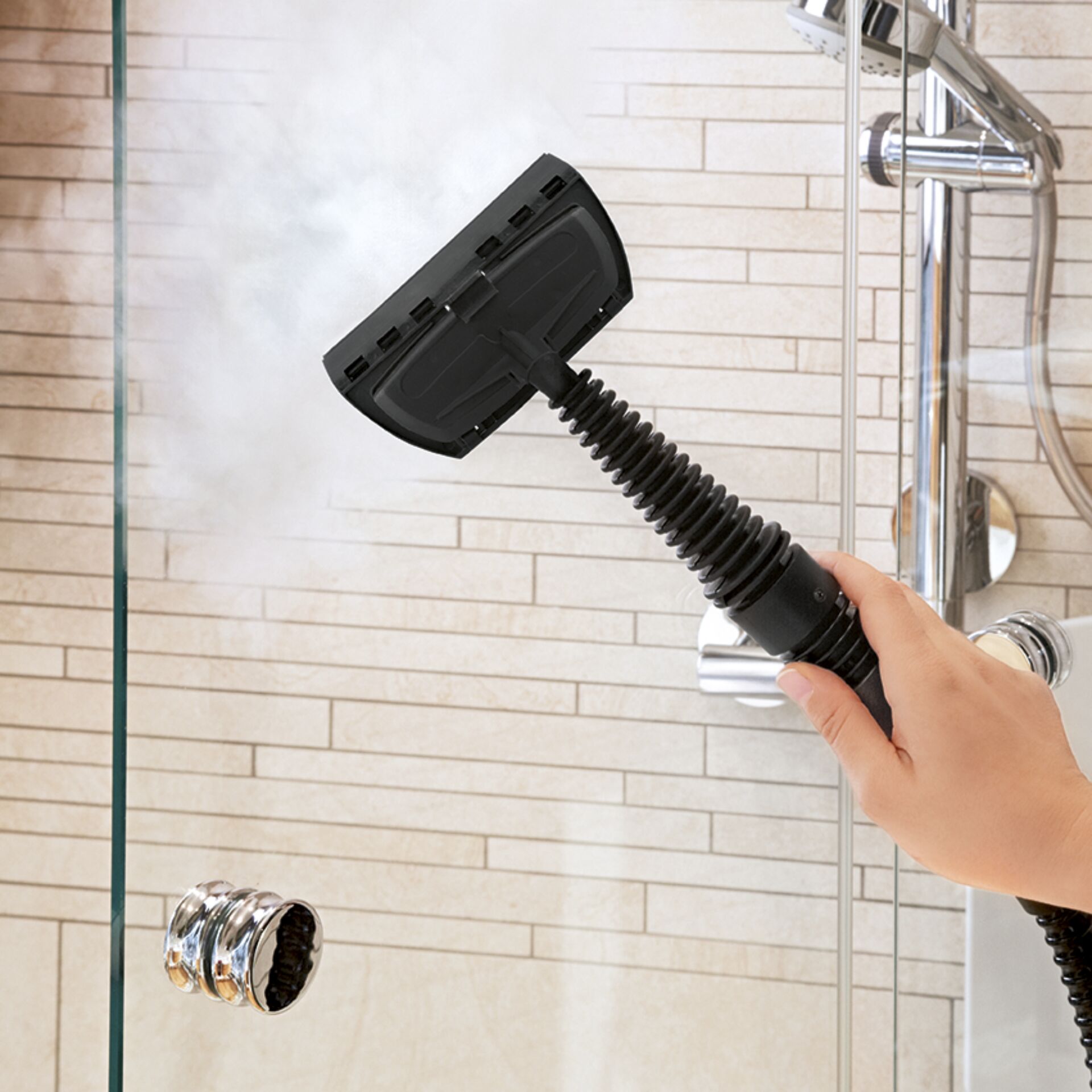 Clatronic DR 3653 gelb-schwarz Dampfreiniger 9 fach Zubehör