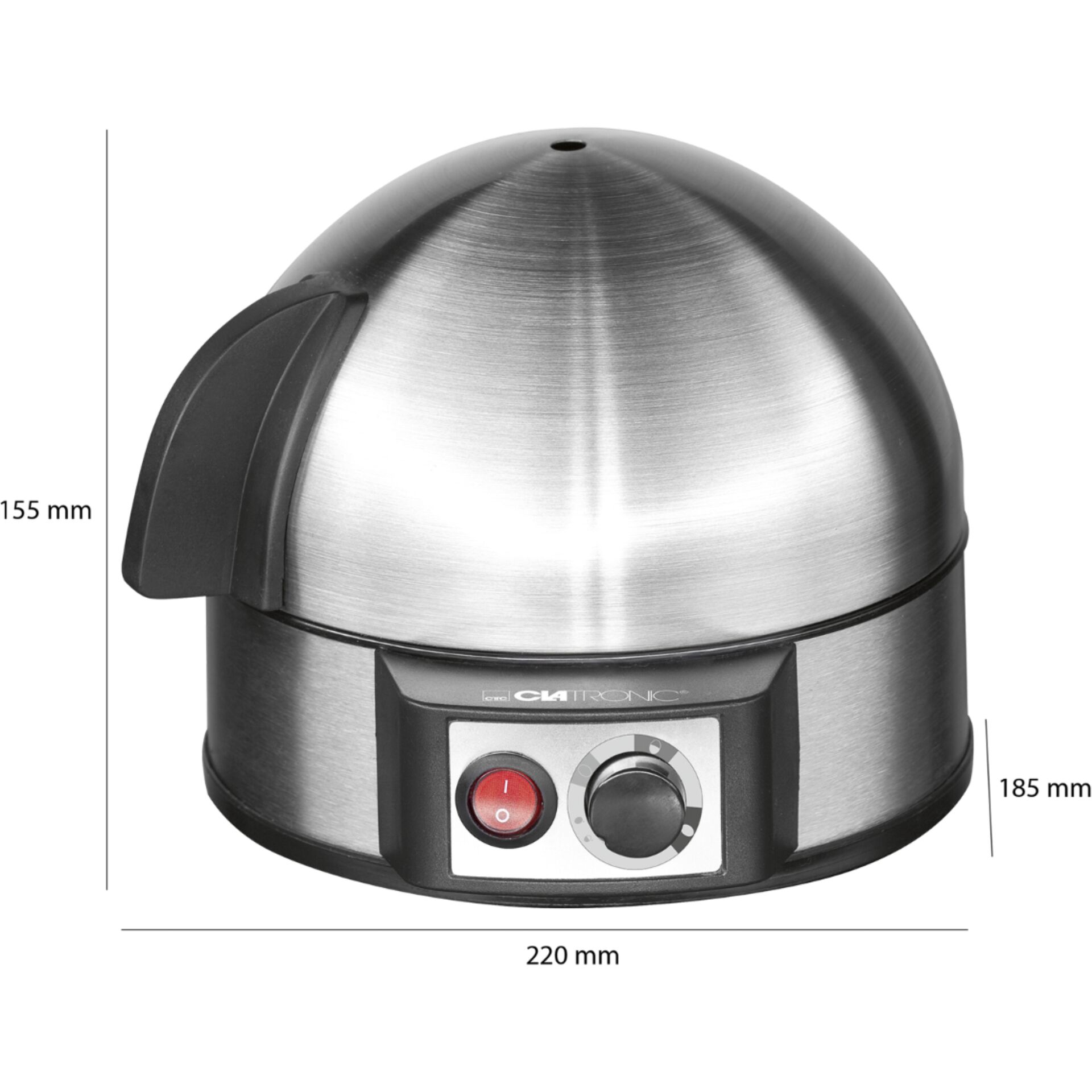 Clatronic EK 3321 inox Eierkocher für 7 Eier