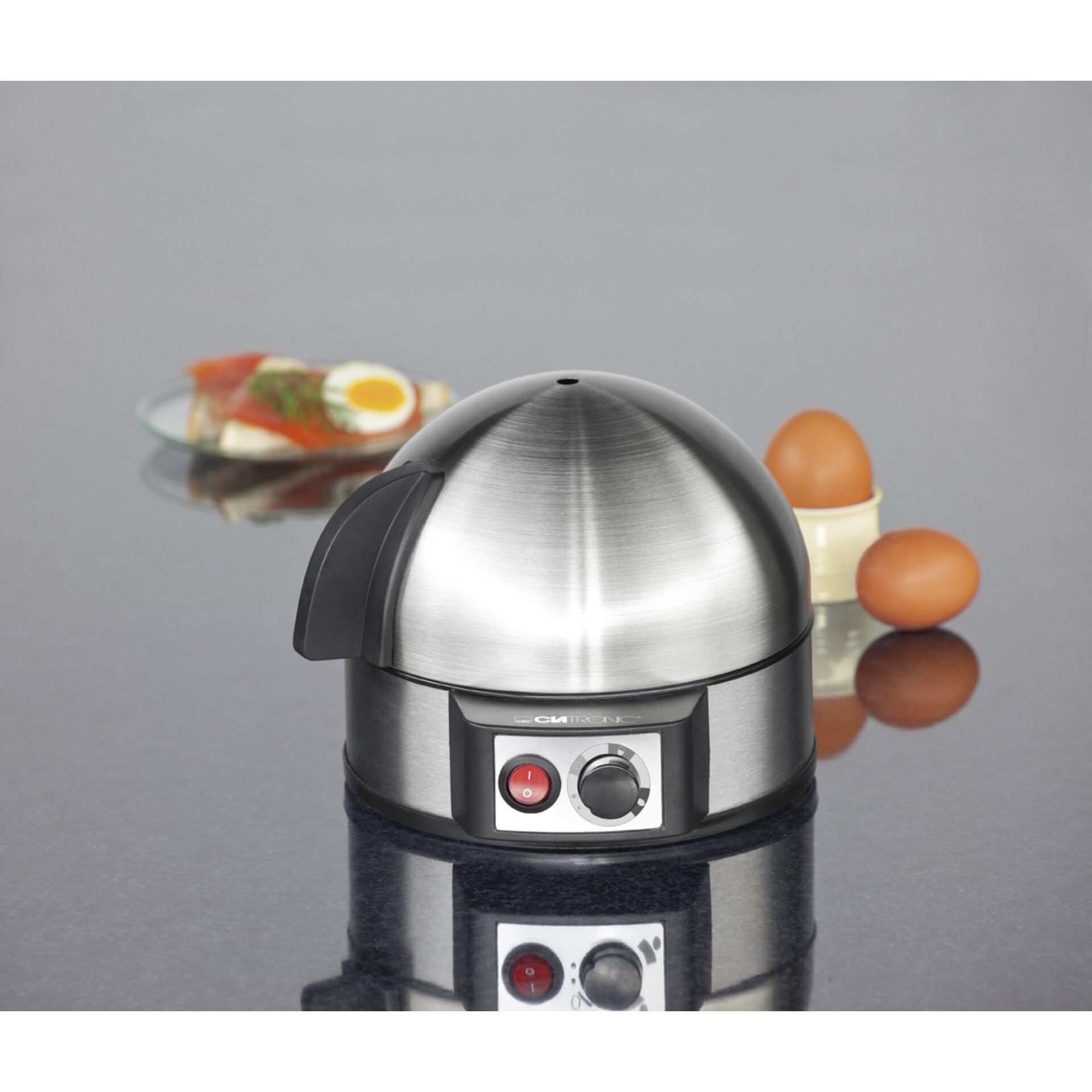 Clatronic EK 3321 inox Eierkocher für 7 Eier