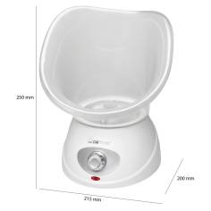 Clatronic GS 3656 weiß-grau Gesichtssauna 2