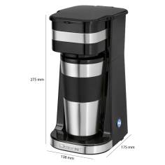 Clatronic KA 3733 Coffee to go T Kaffeeautomat 1 Tasse 2