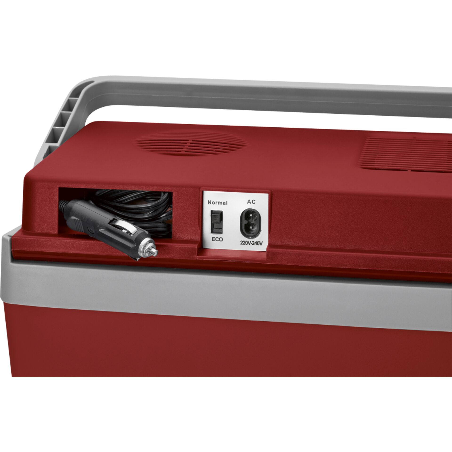 Clatronic KB 3713 N rot-grau Kühlbox 12 & 230 Volt