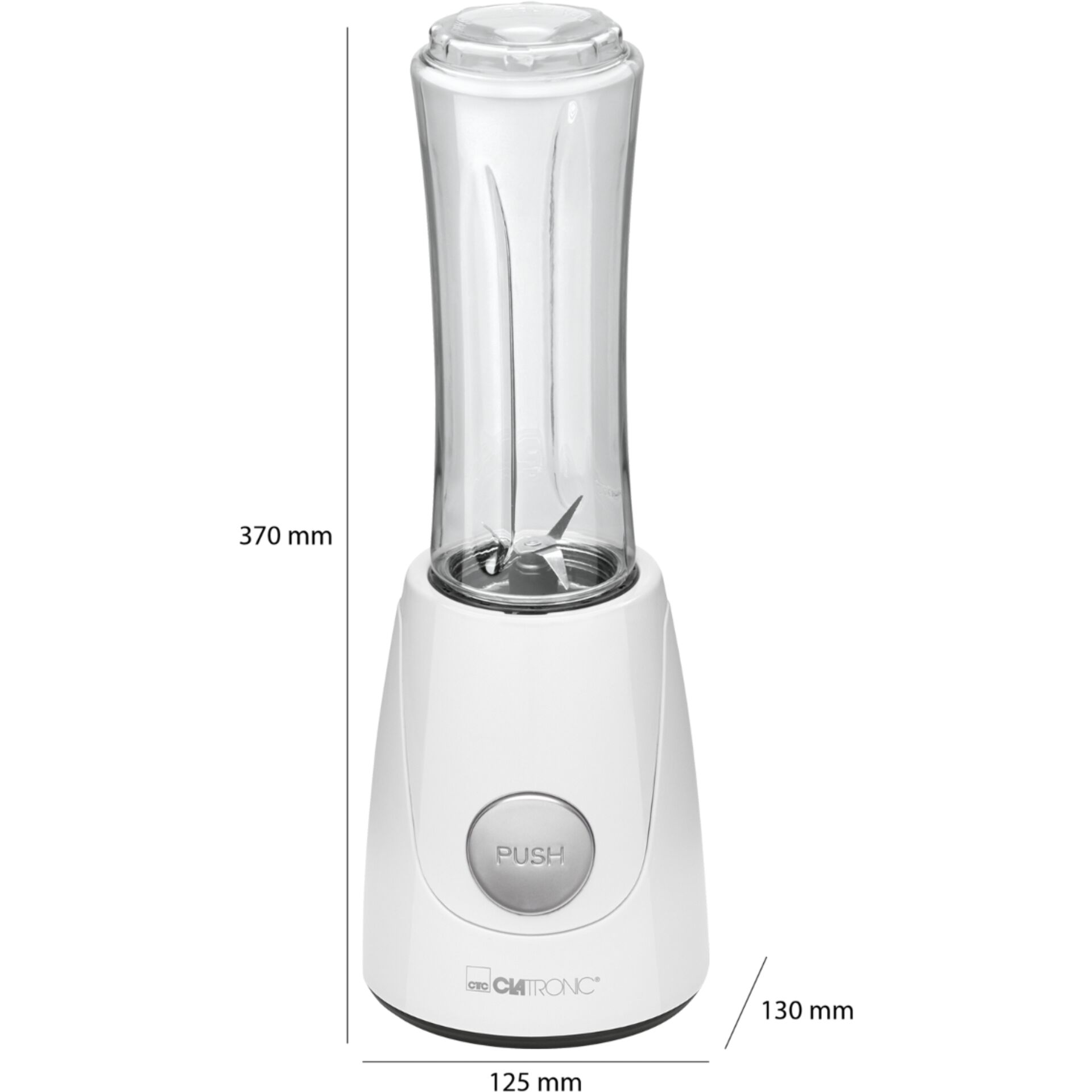 Clatronic SM 3593 weiß Smoothie Maker 600ml