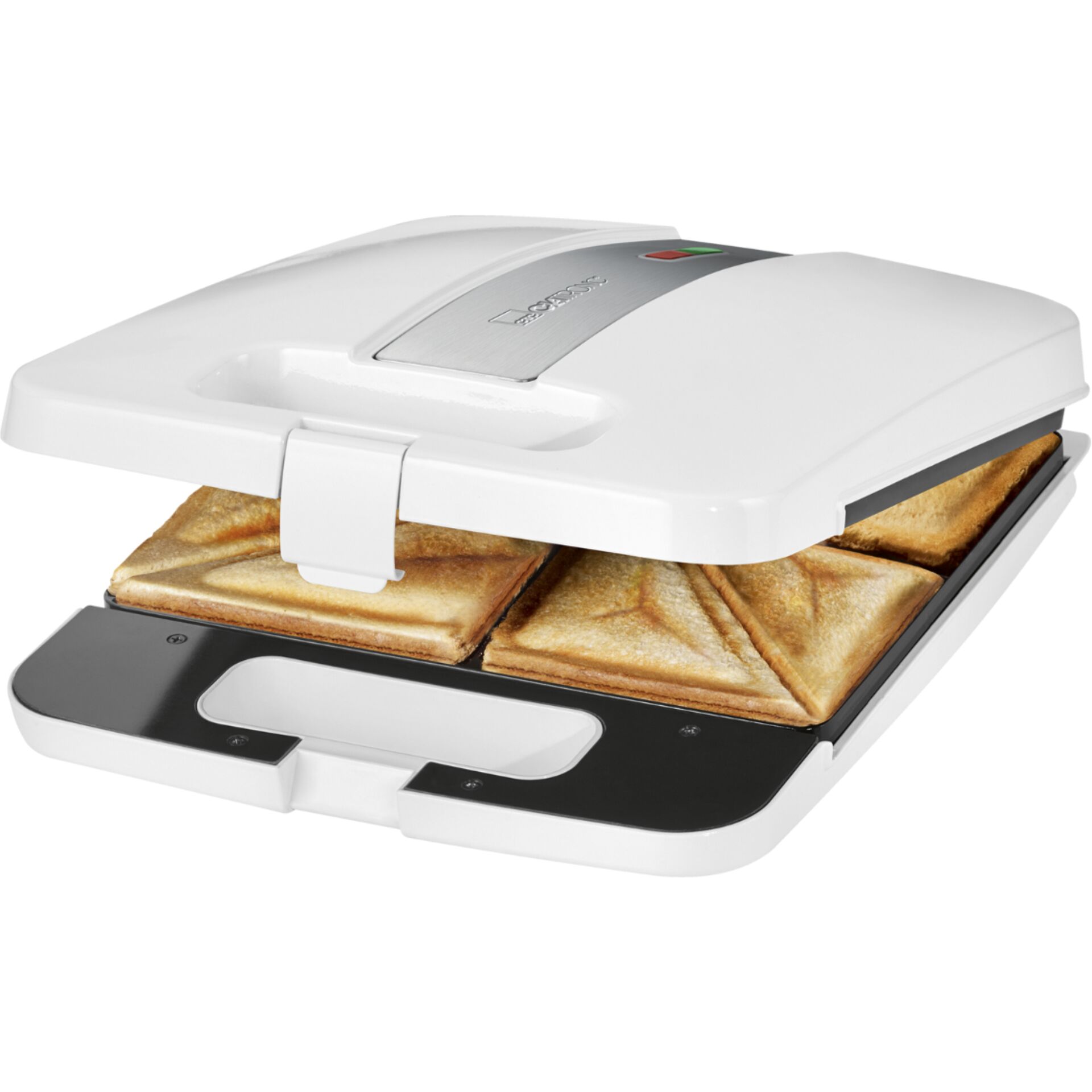Clatronic ST 3629 bianco piastra da sandwich per 4 sandw.