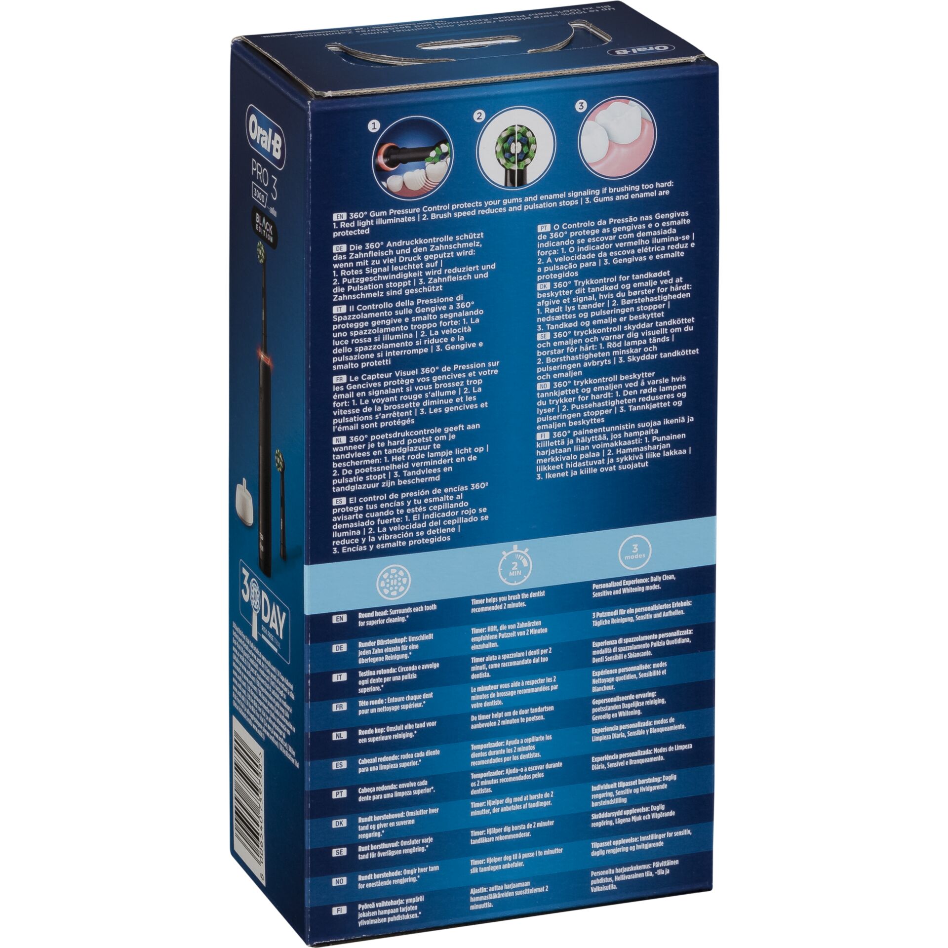 Oral-B PRO 3 3000 Cross Action Black Edition JAS 22
