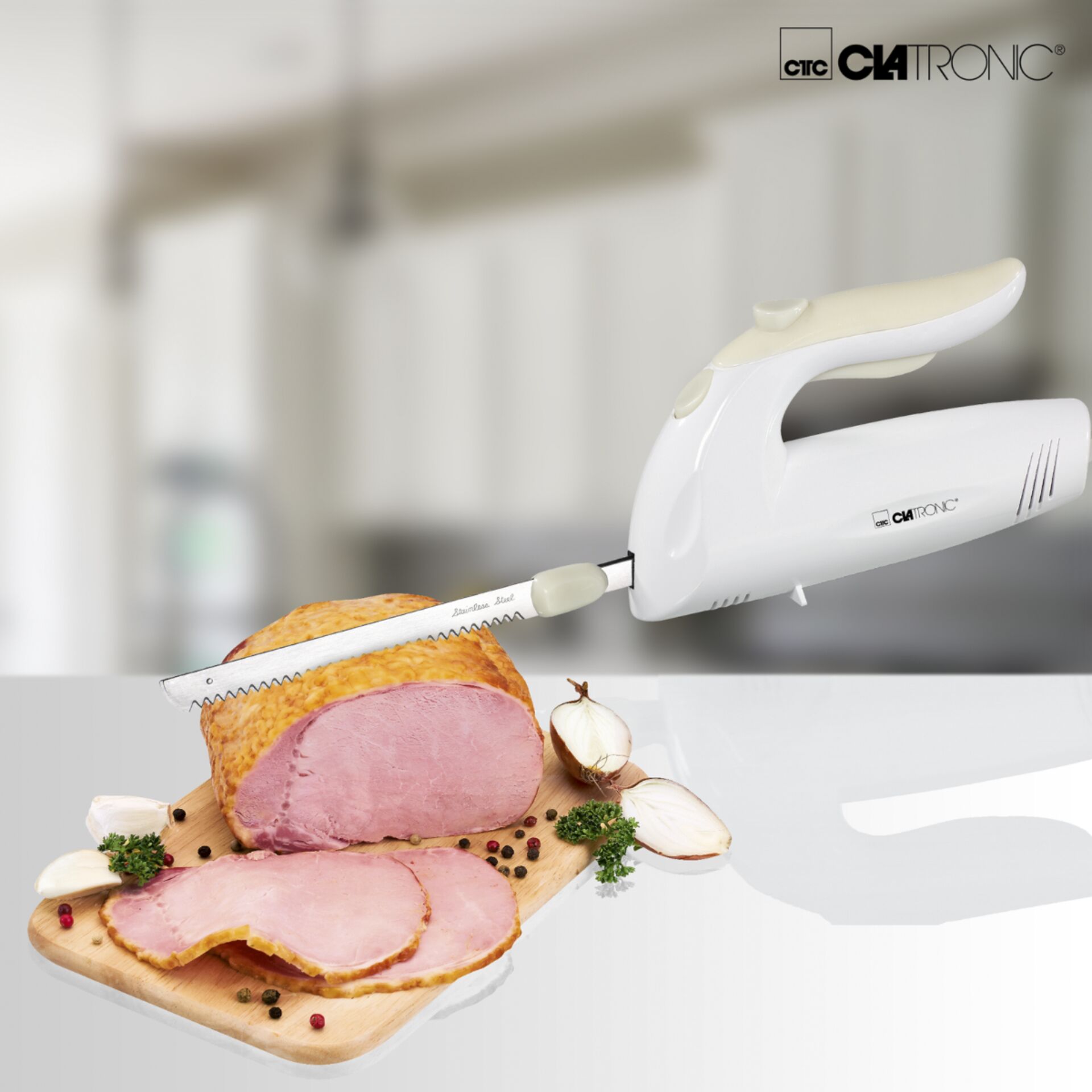 Clatronic EM 3062 bianco coltello elettrico