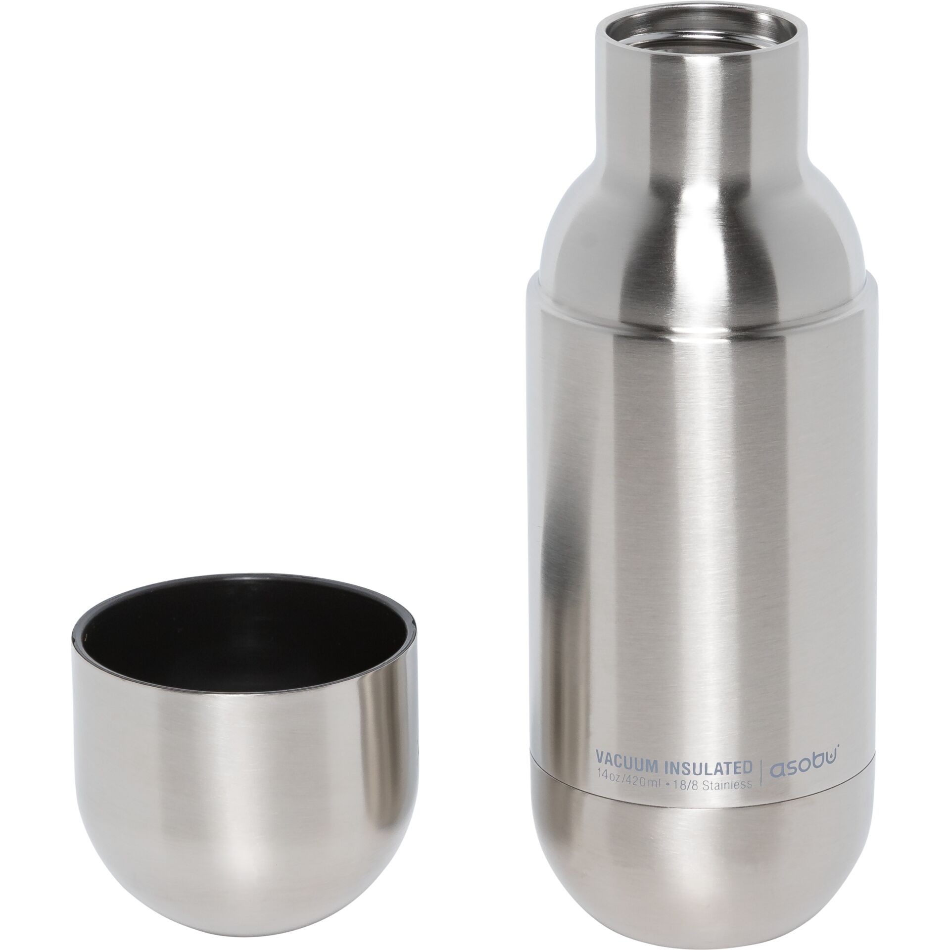 Asobu Orb bottiglia termica argento, 0.46 L