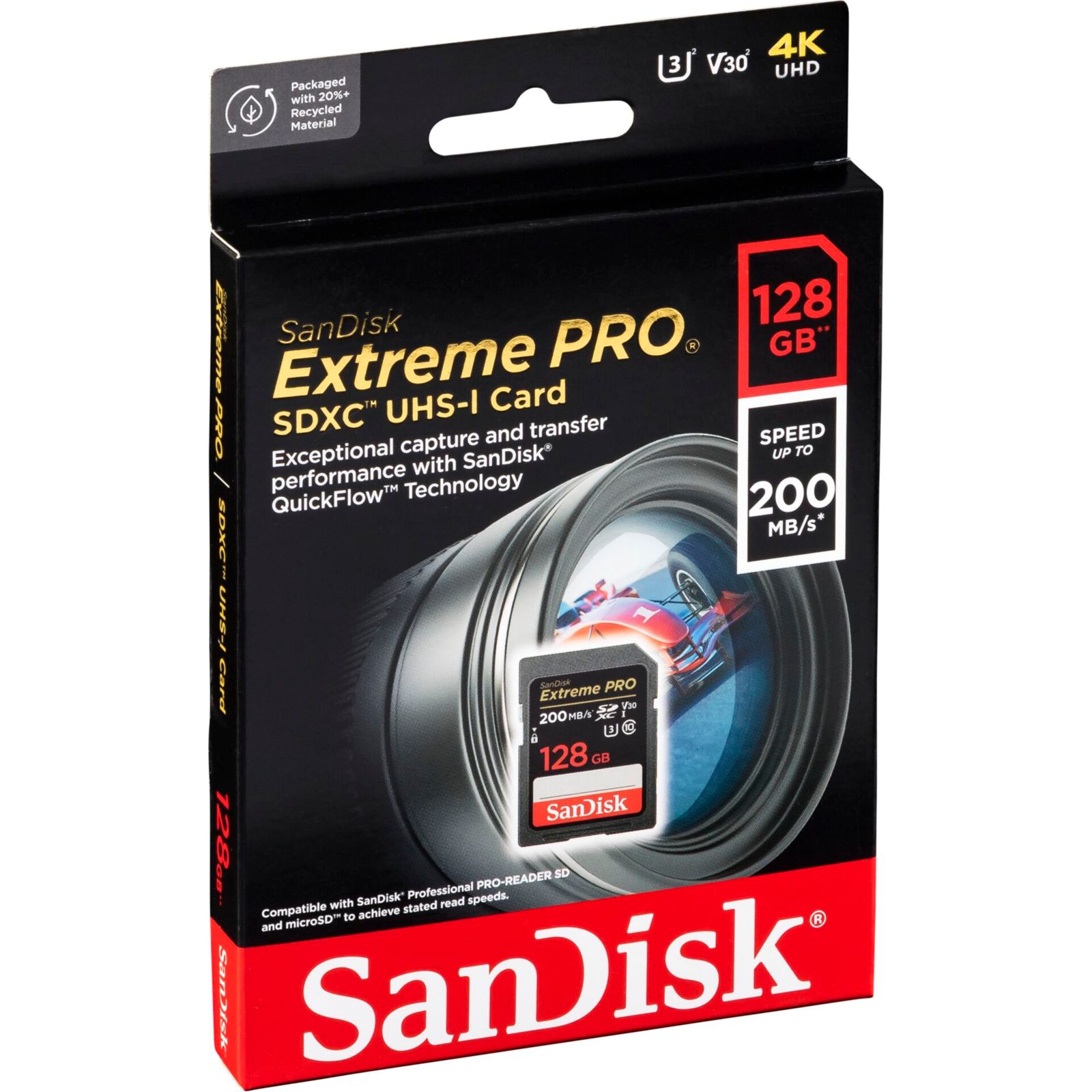 SanDisk Extreme Pro SDXC   128GB UHS-I C10 U3 V30