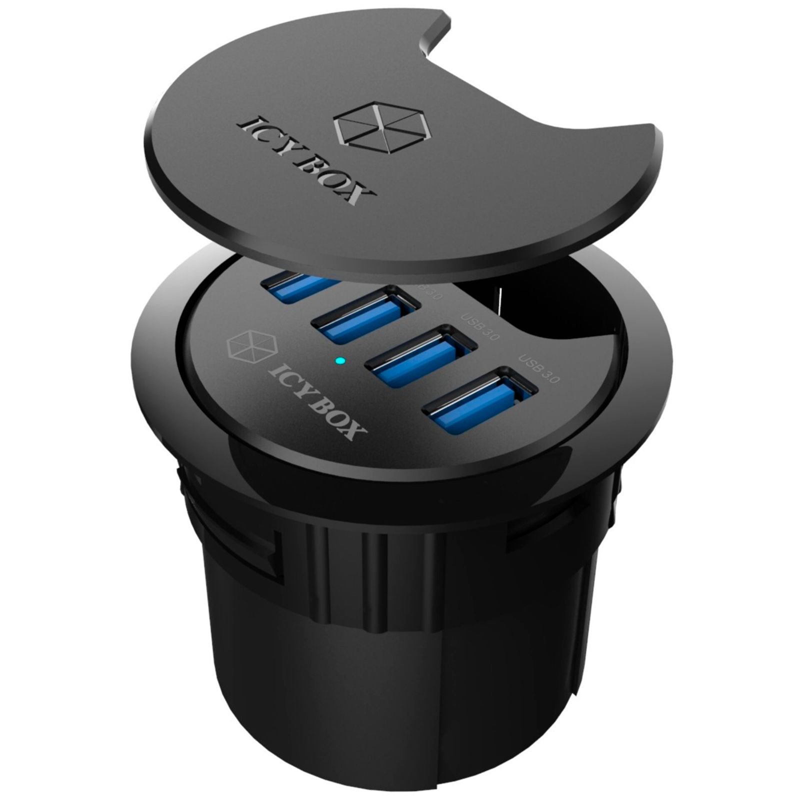 RaidSonic ICY BOX IB-HUB1403 Tisch-Hub 4x USB 3.0 Type-A