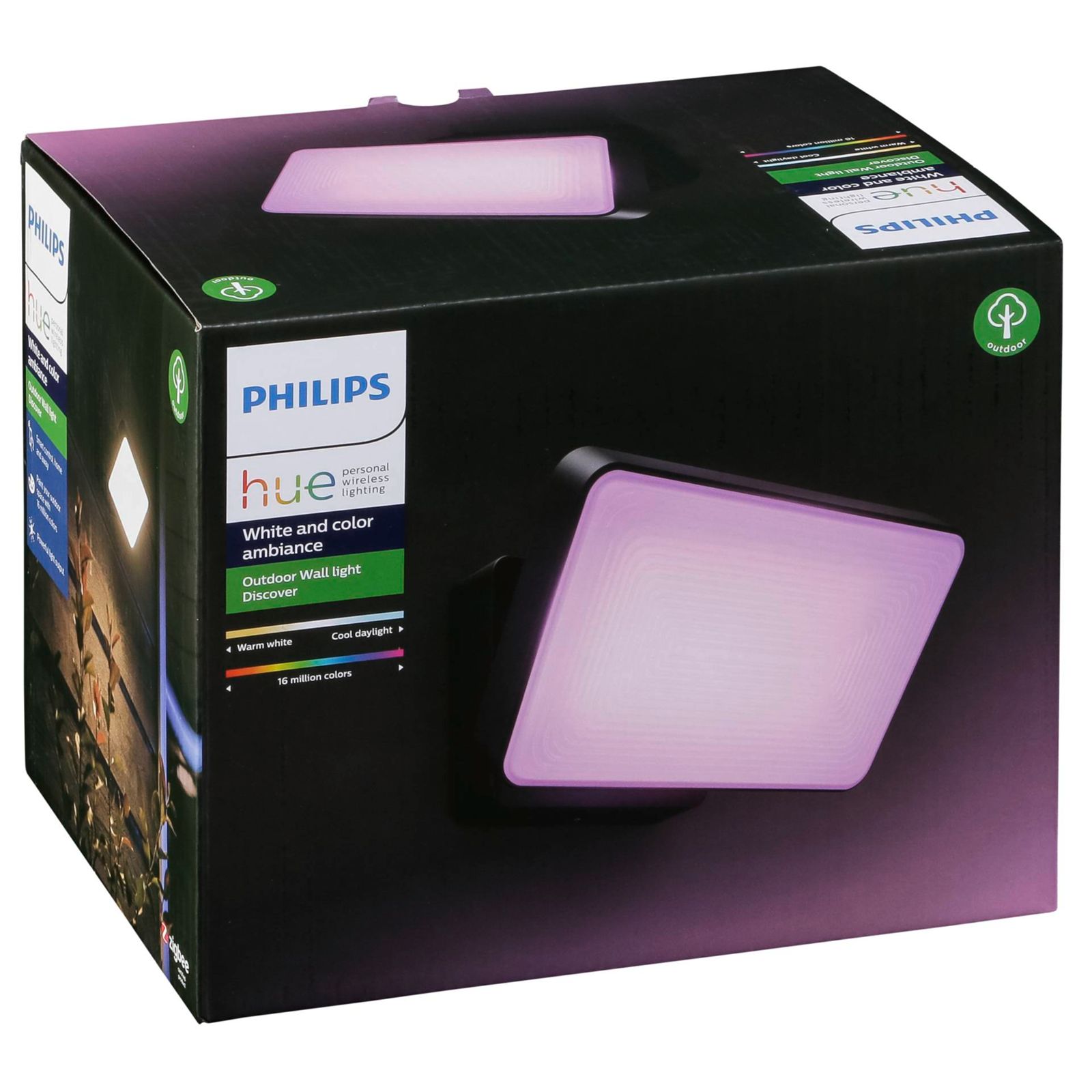 Philips Hue Discover LED Floodlight nero
