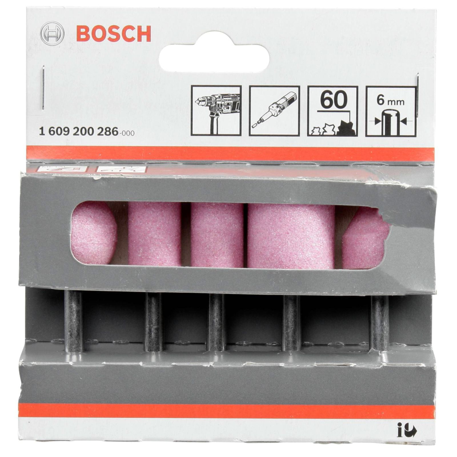 Bosch Korund Grinding Stones 6mm  5 Shapes