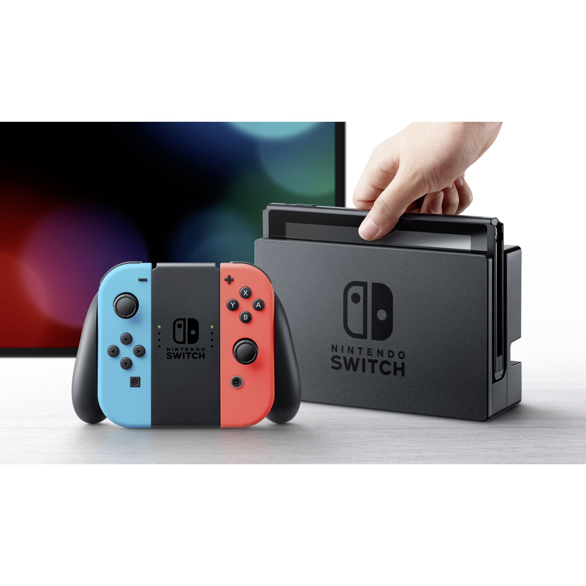Nintendo Switch Neon-Rot / Neon-Blau (neues Modell 2022)