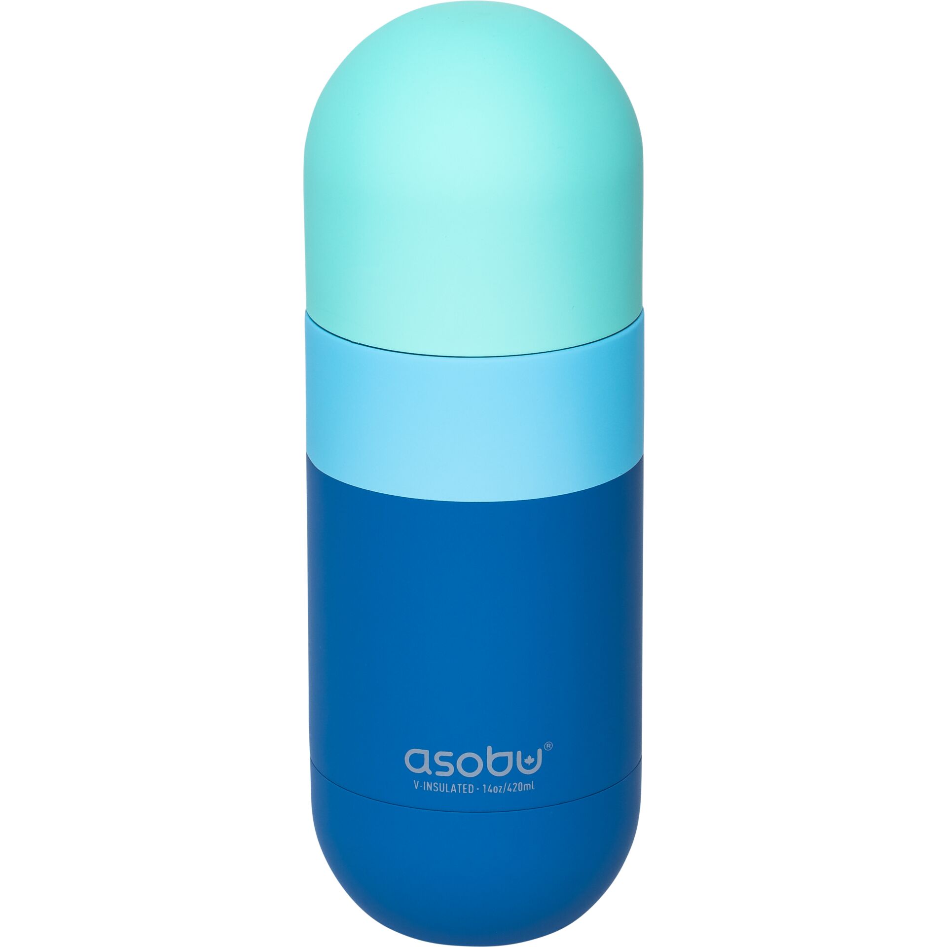 Asobu Orb bottiglia termica blu pastello, 0.46 L