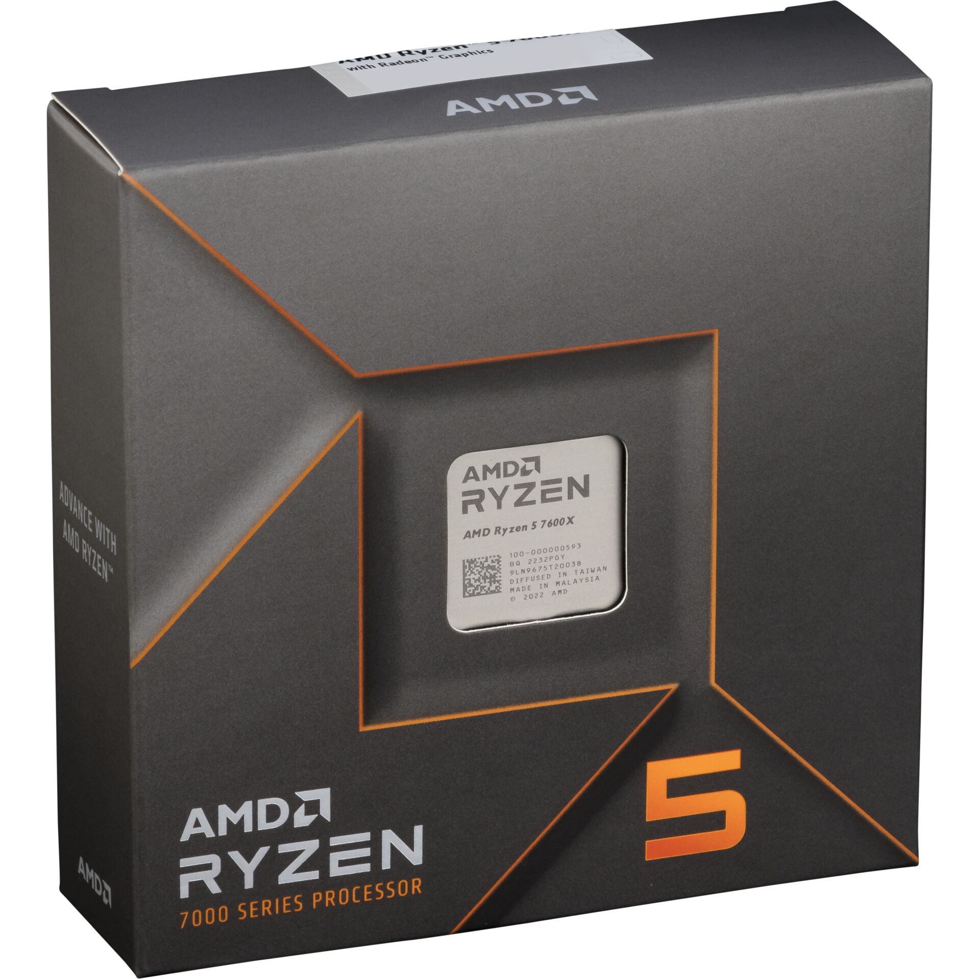 AMD Ryzen 5 7600X Box  AM5