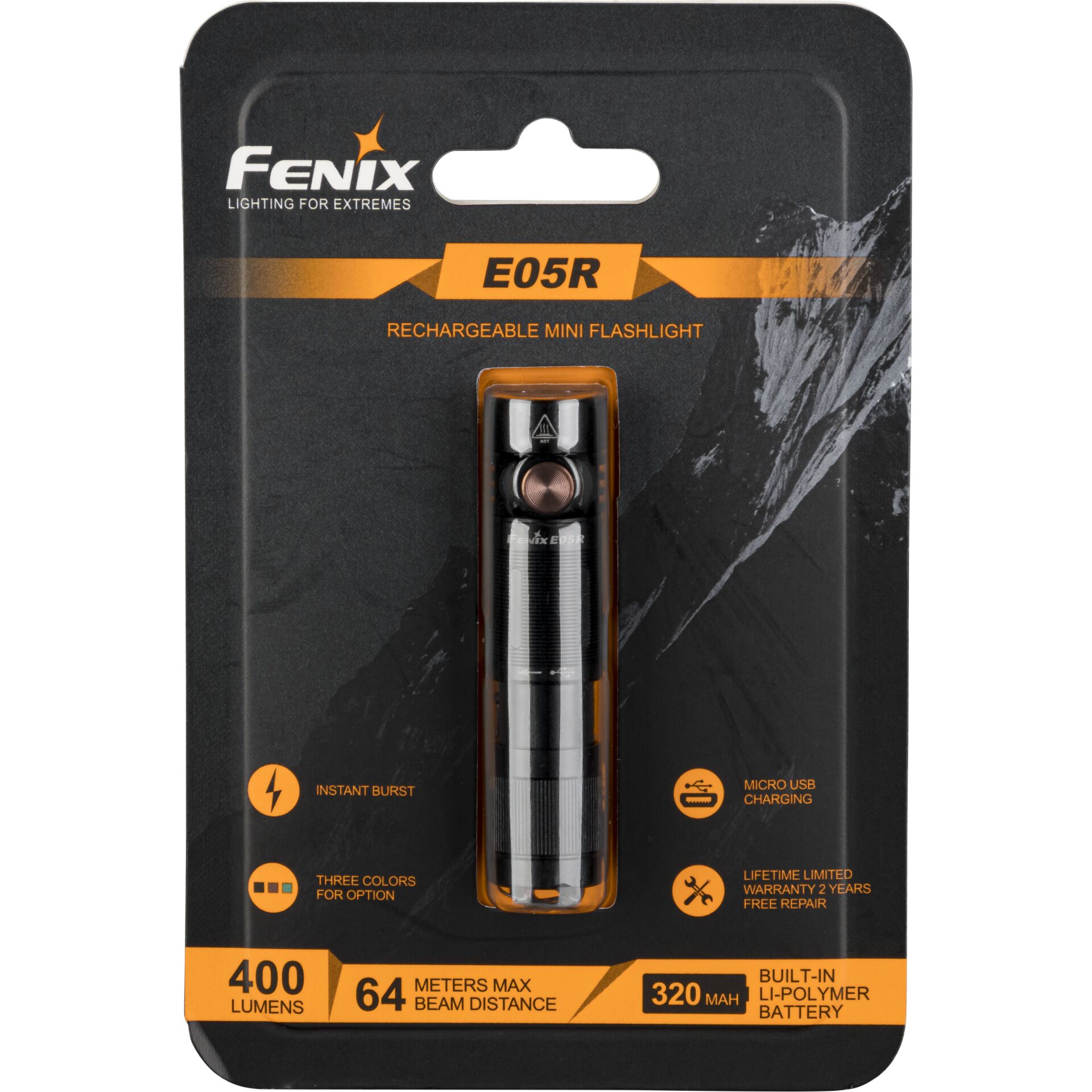 Fenix E05R 400 lm Torcia elettrica