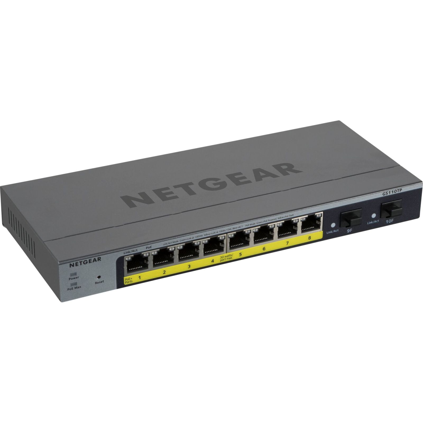 Netgear GS110TP-300EUS 8Port Manageable Ethernet Switch