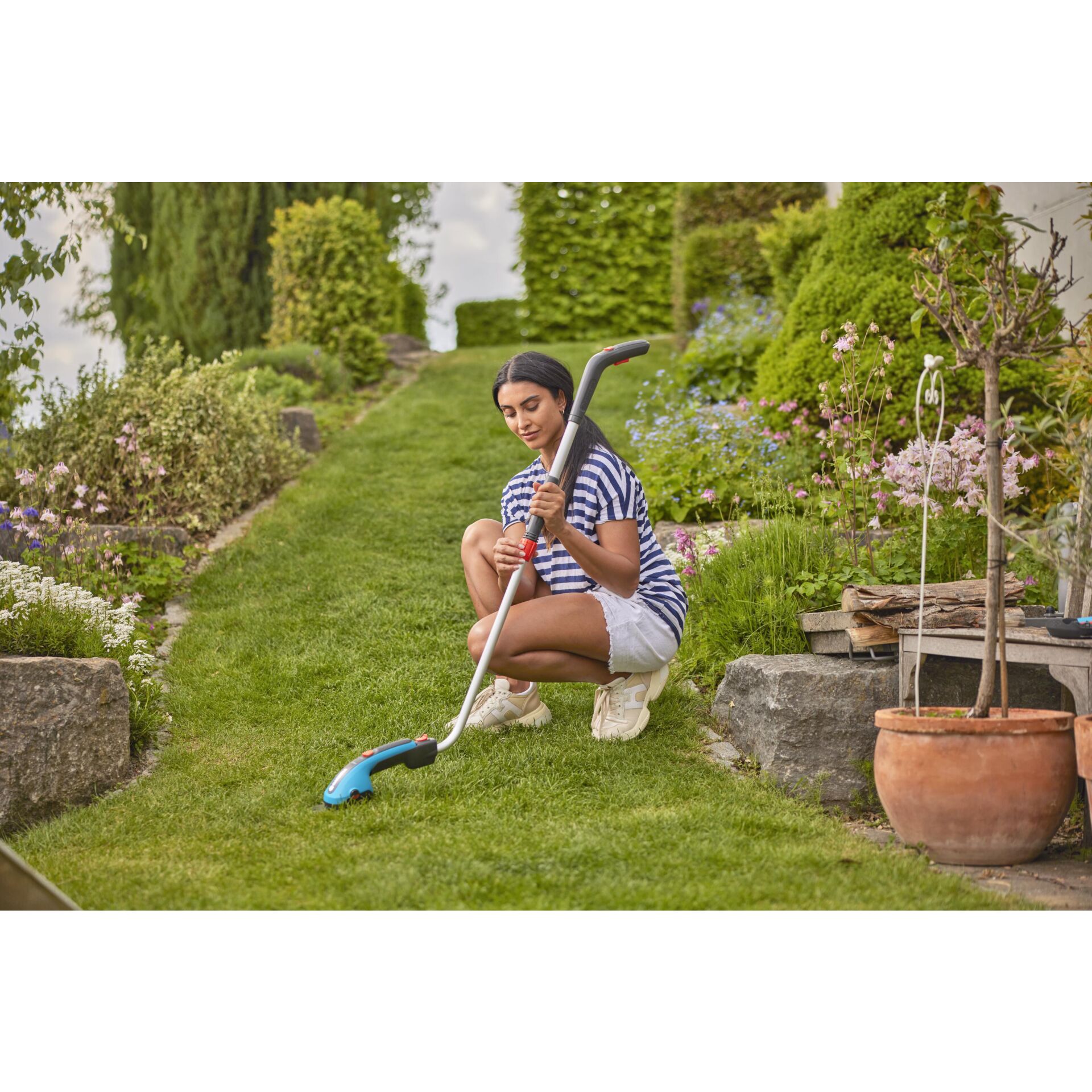 Gardena kit cesoie erba a batt. ClasssicCut Li