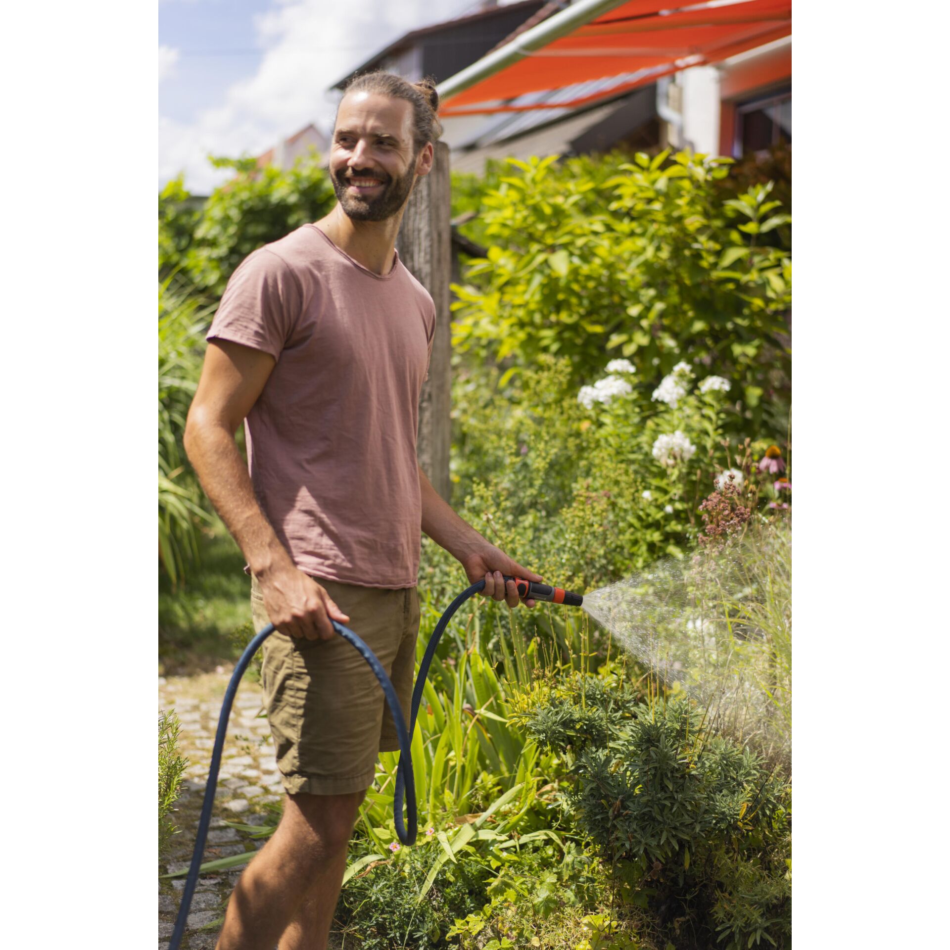 Gardena tubo in tessuto Liano Xtreme 1/2  , 15 m kit + supp.