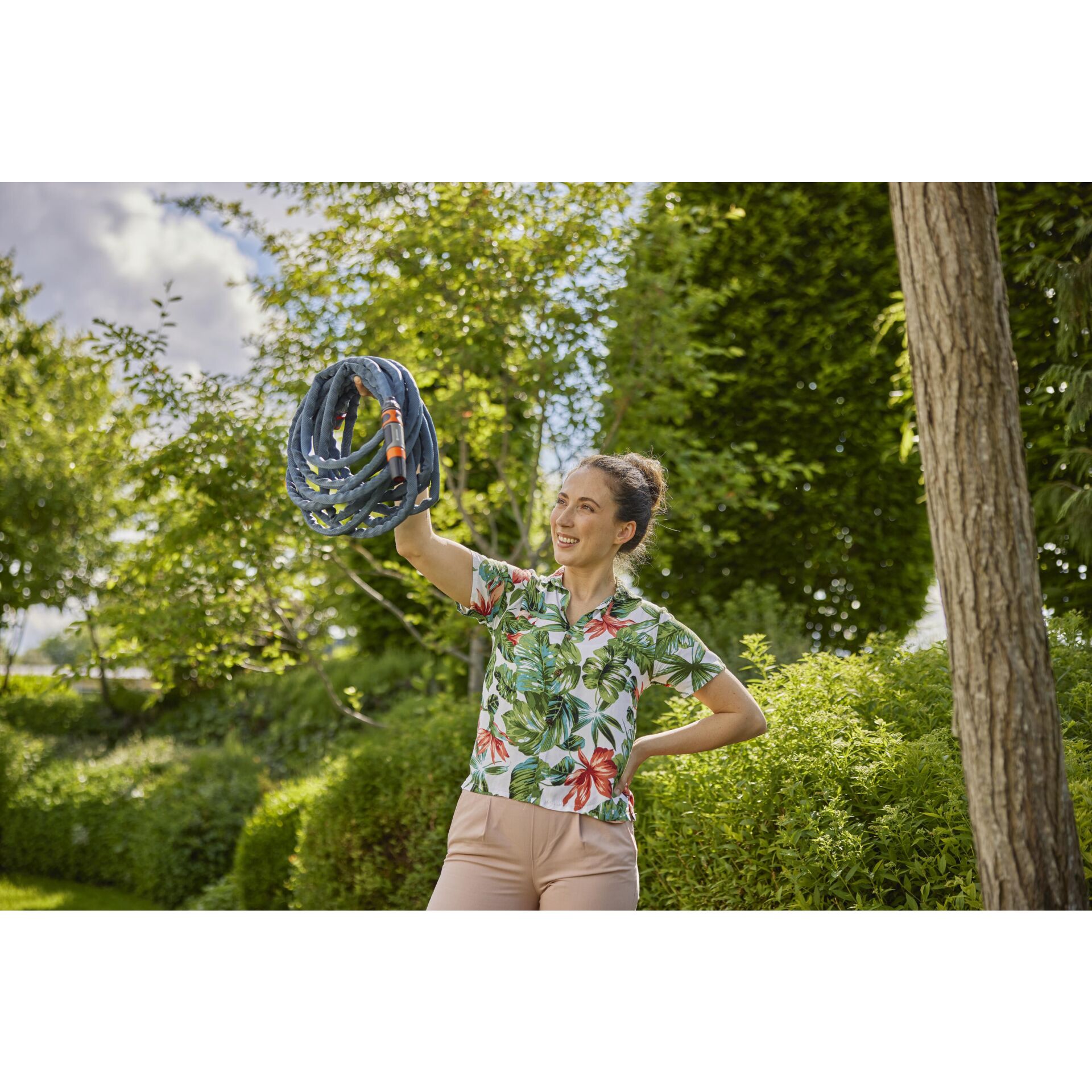 Gardena tubo in tessuto Liano Xtreme 1/2  , 15 m kit - Aktio