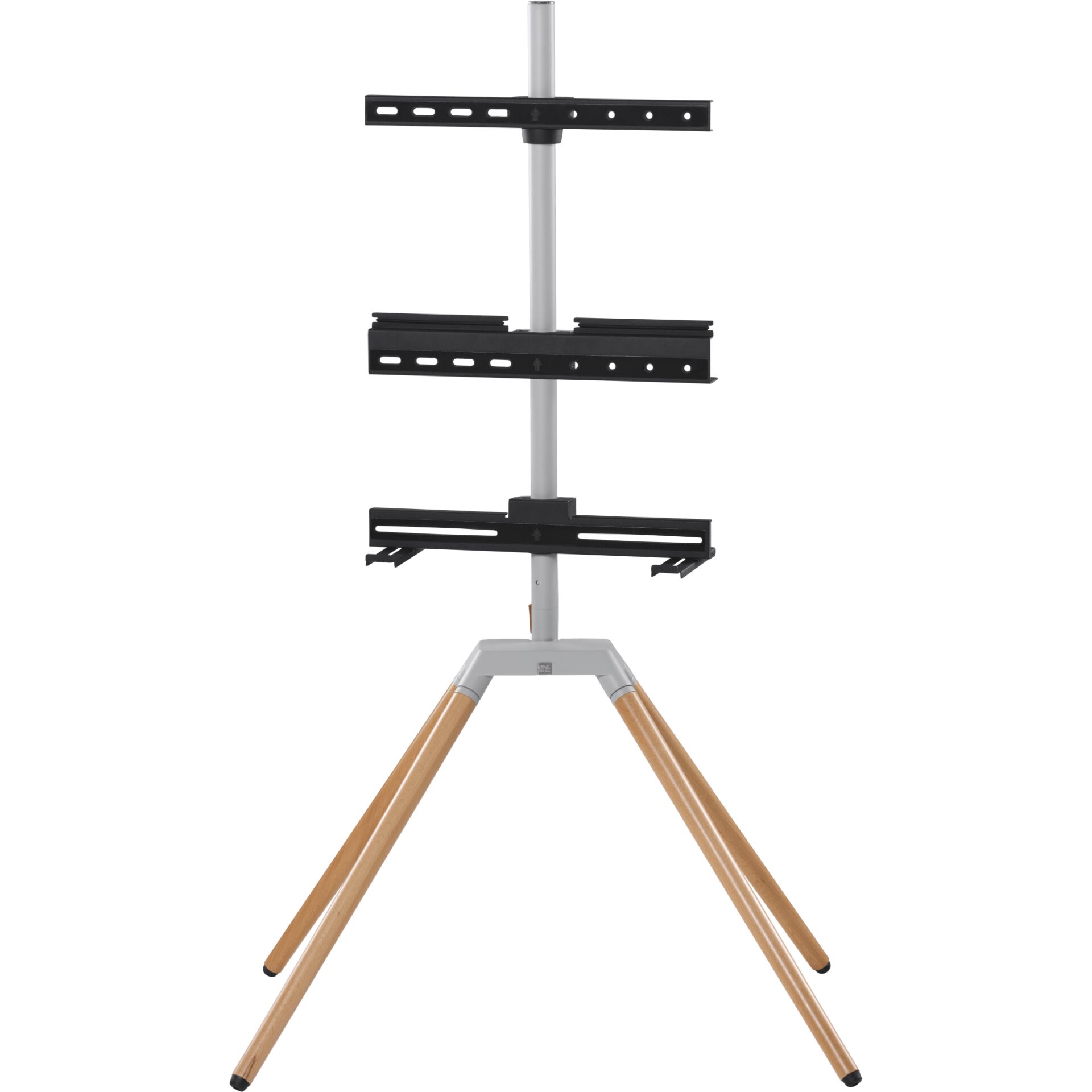 One per All Quadpod TV Stand 70 girevoli 360 gr., chiaro WM