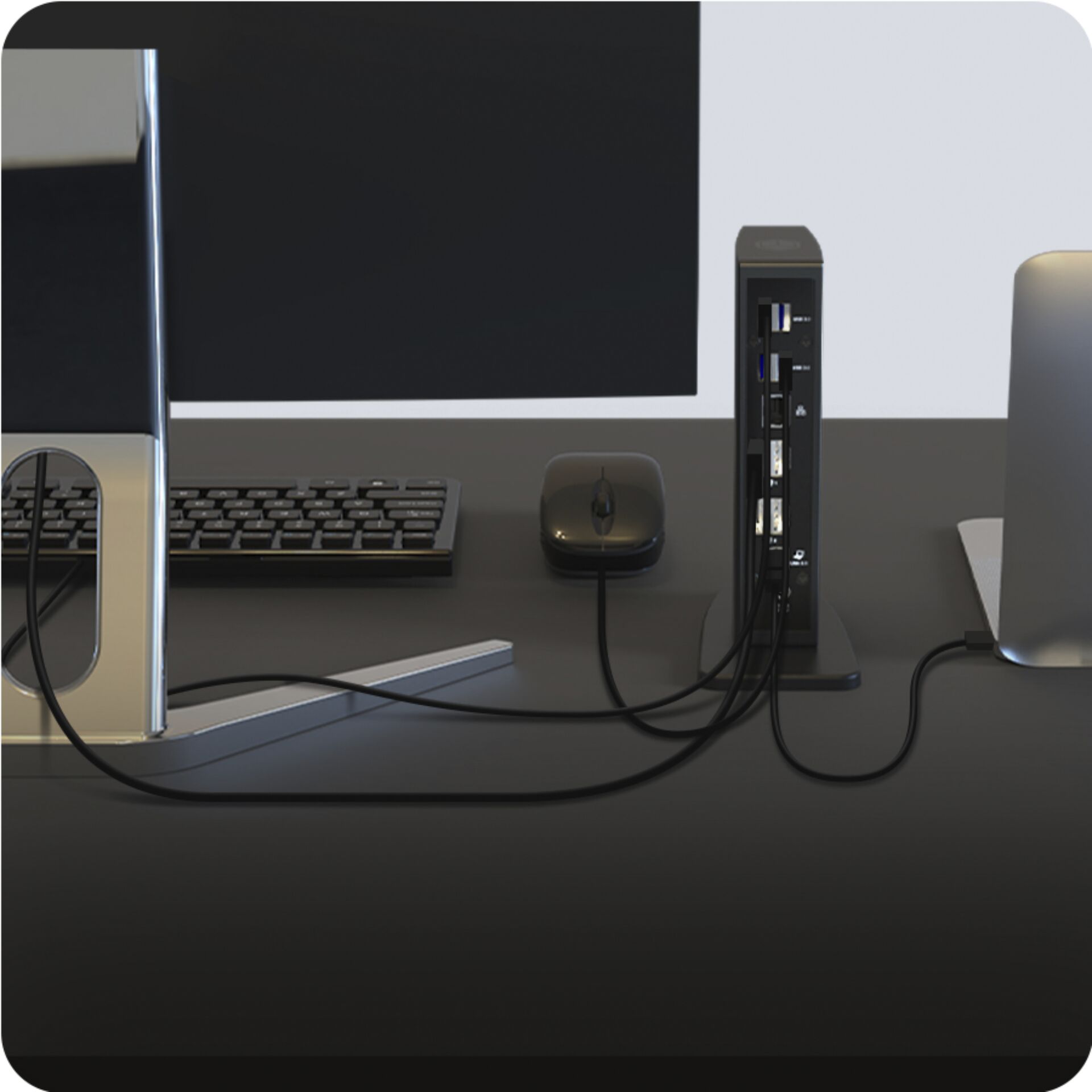 RaidSonic ICY BOX IB-DK2252AC DisplayLink Notebook Docking