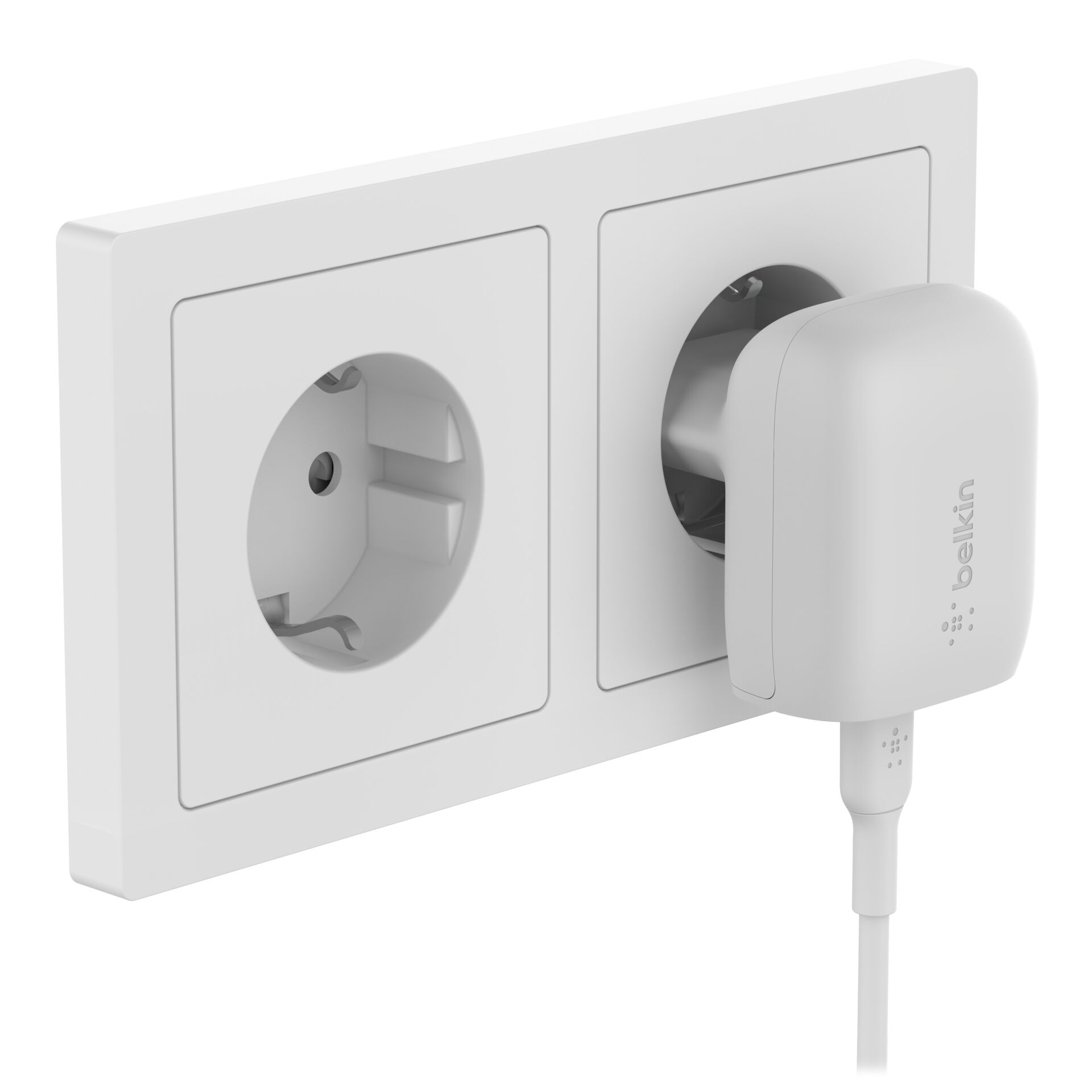 Belkin Mains Charger  USB-C 20W PD + PPS Techn. white WCA006
