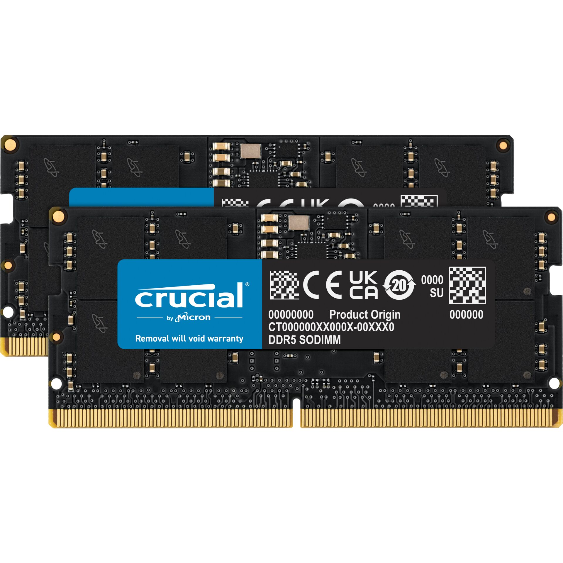 Crucial 32GB Set DDR5-5200 (2x16GB) SODIMM CL42 (16Gbit)