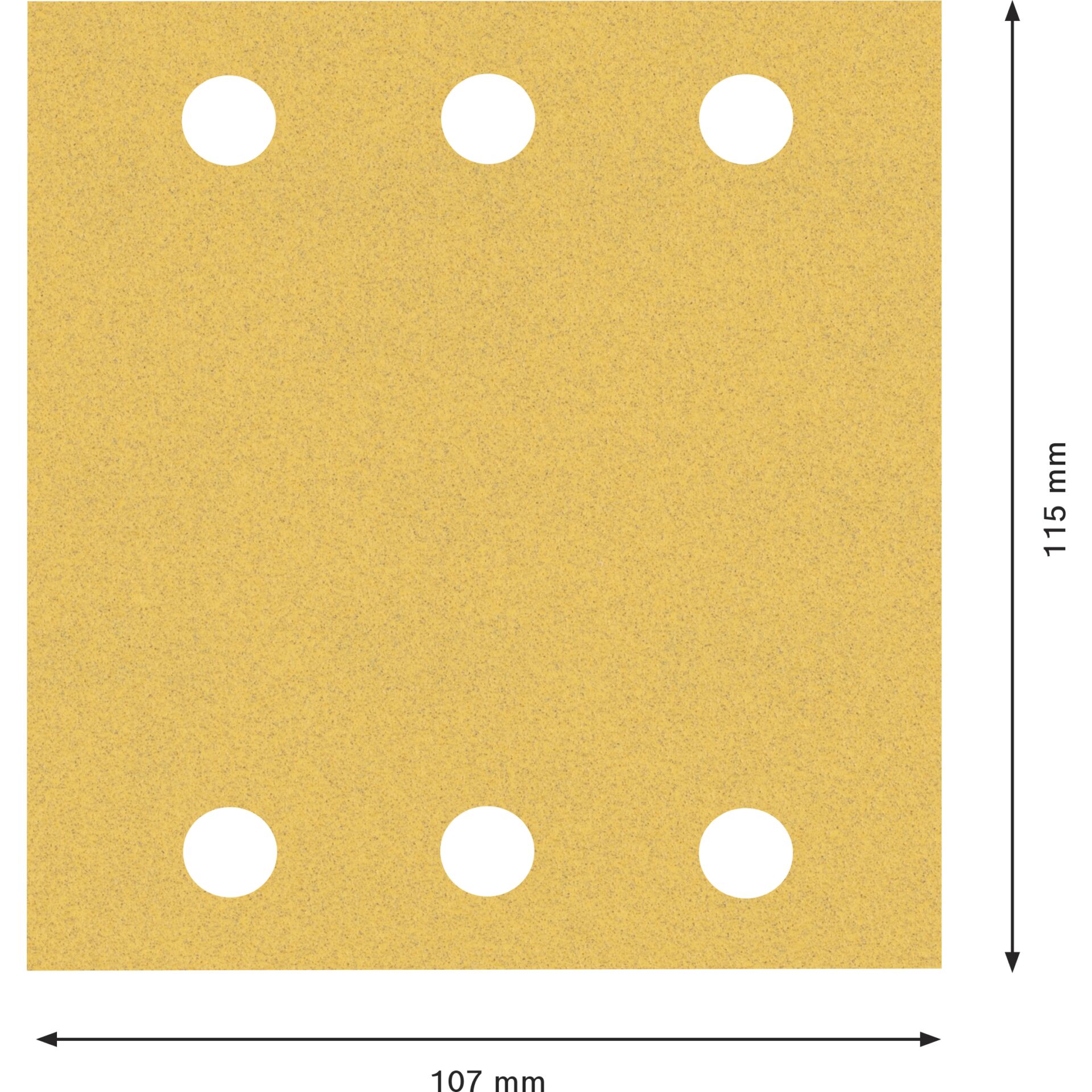 Bosch fog.abrasivo C470,115x107 K120,10x