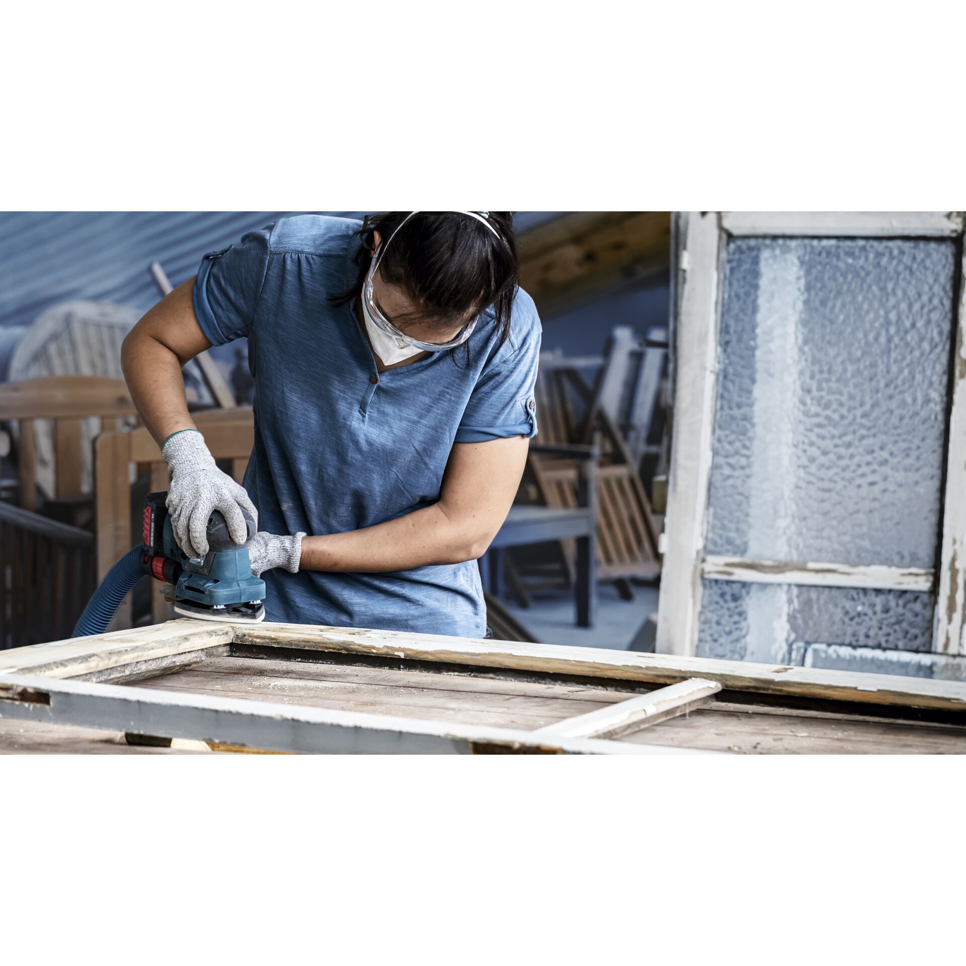 Bosch fog.abrasivo C470,100x150 mm,K240,10x