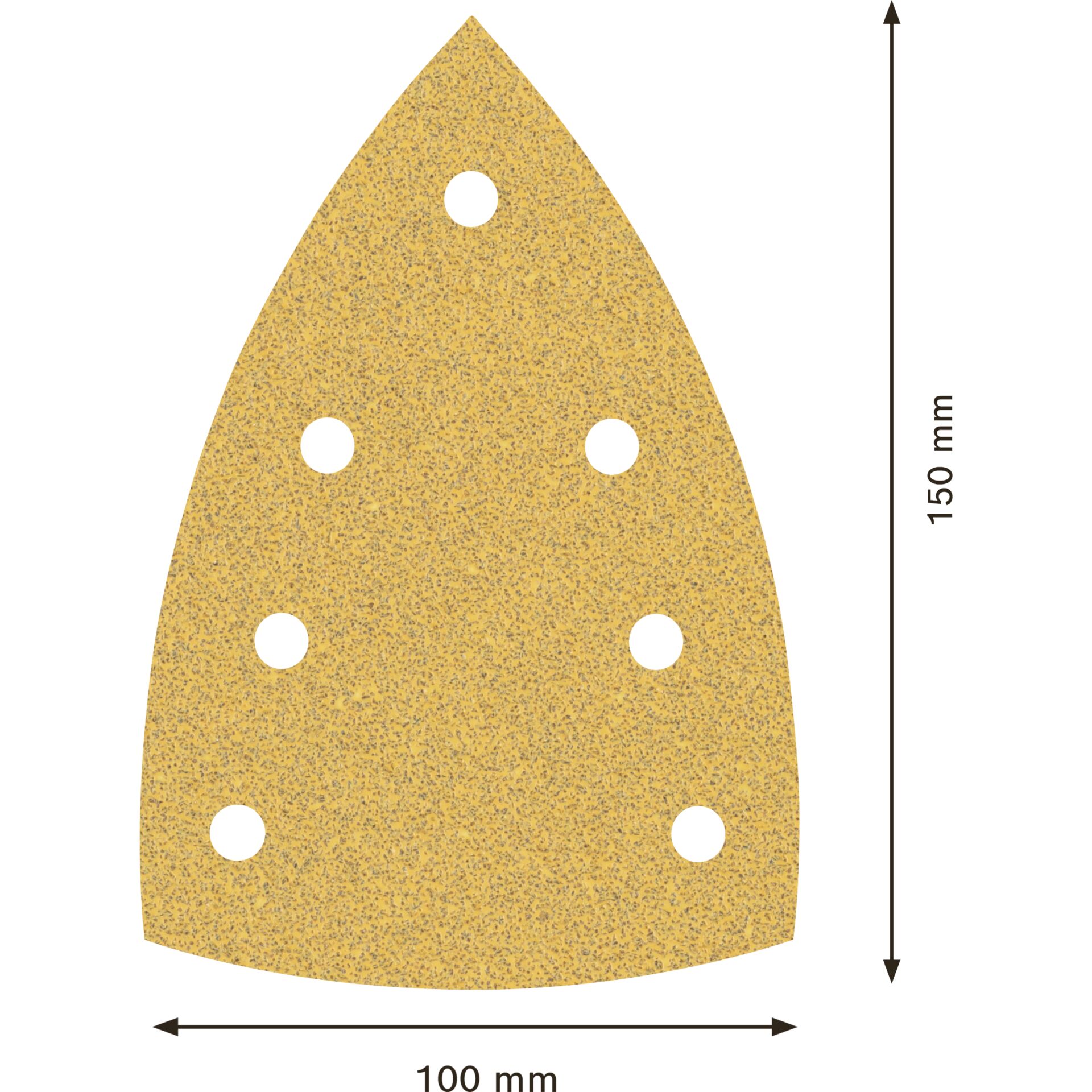 Bosch fog.abrasivo C470,100x150 mm,K60,10x