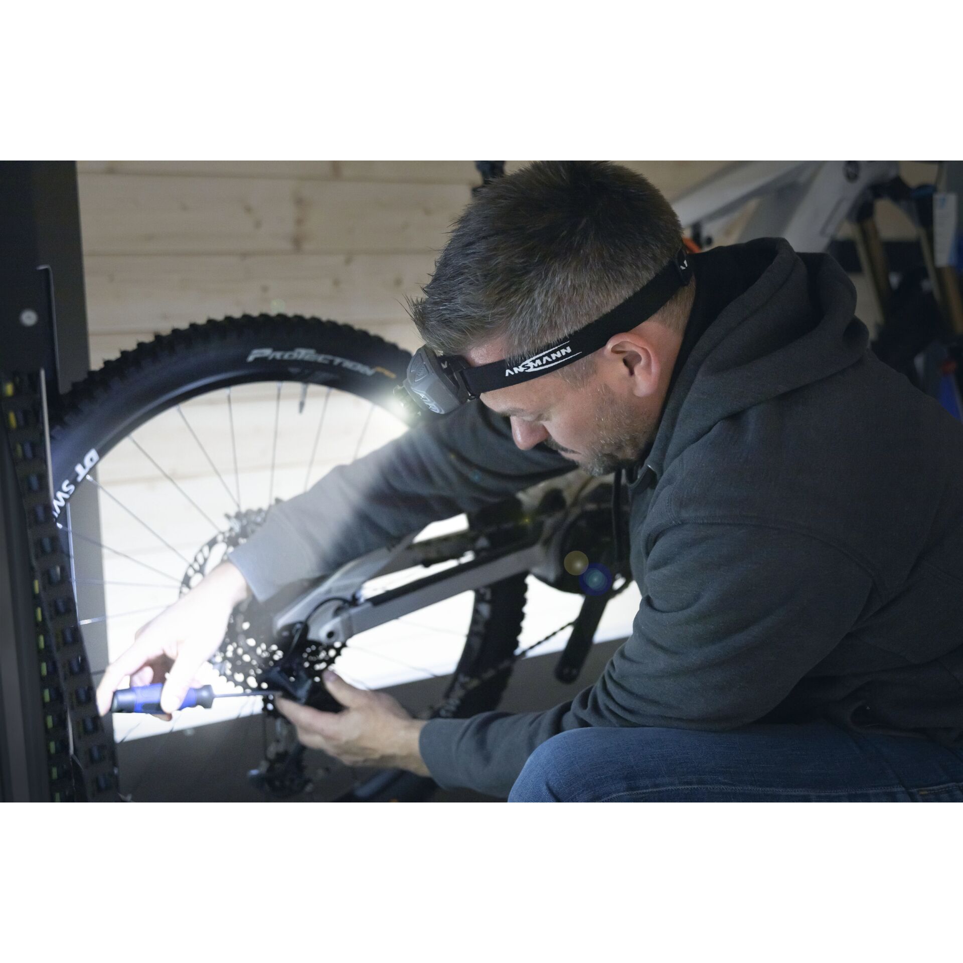 Ansmann Headlight HD450FRS Dimmable Li-Ion, USB-C 1600-0528