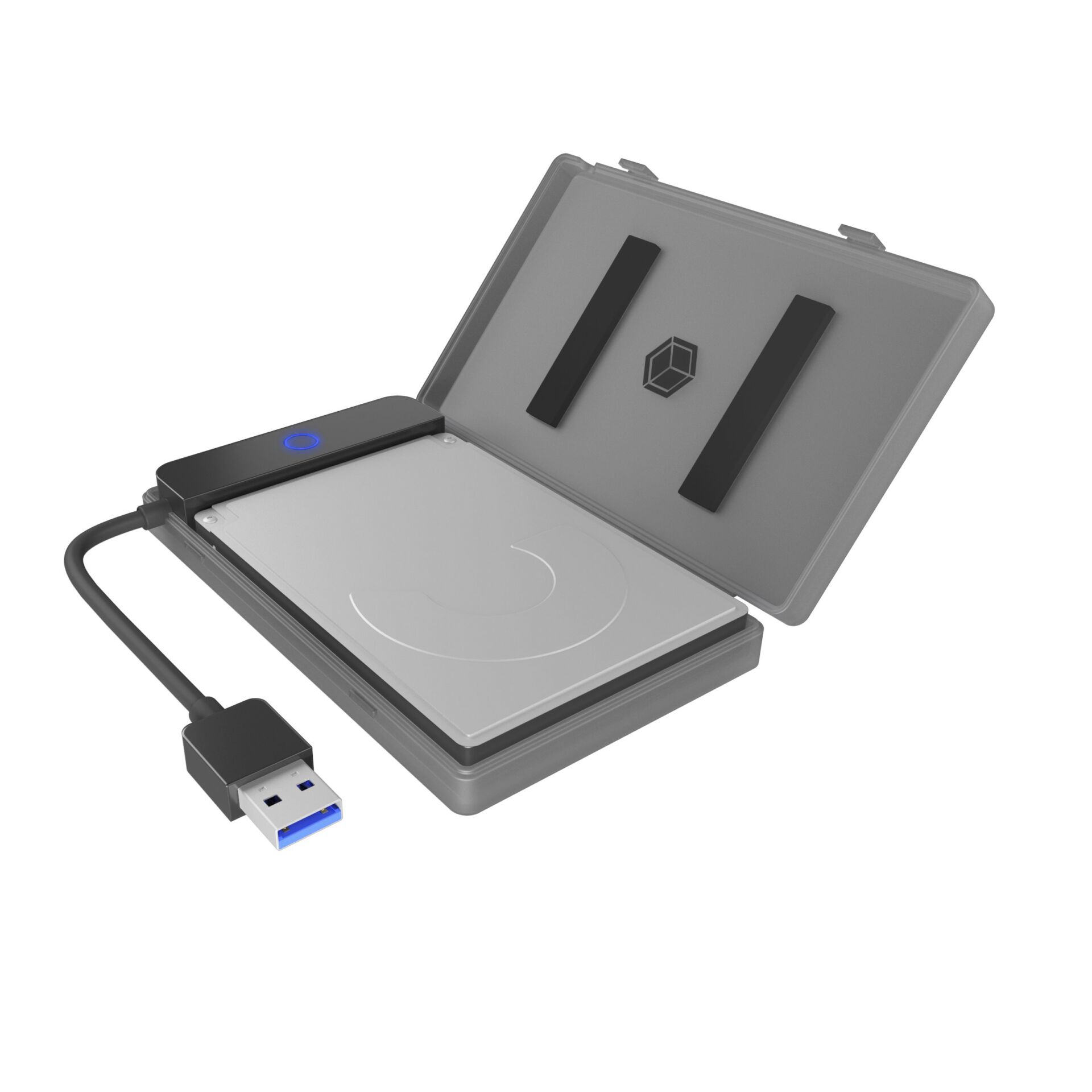 RaidSonic ICY BOX IB-AC603b-U3 USB 3.2 Adapter for 1x 2,5