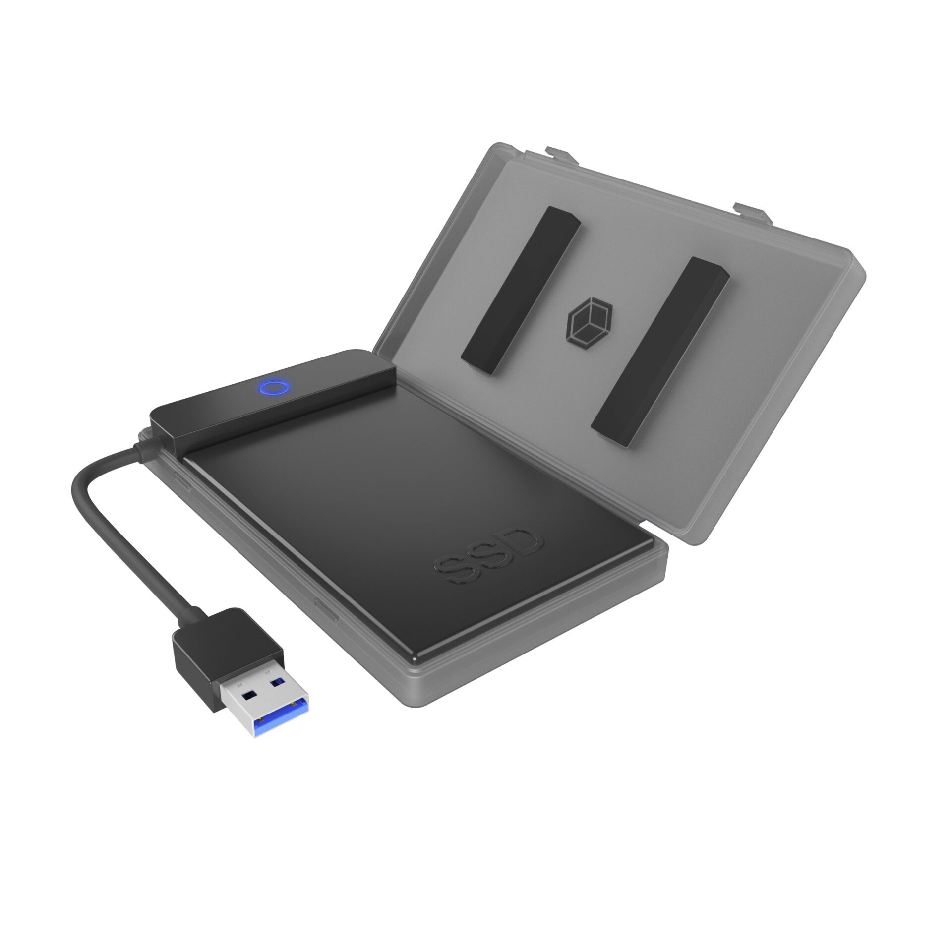 RaidSonic ICY BOX IB-AC603b-U3 USB 3.2 Adapter for 1x 2,5