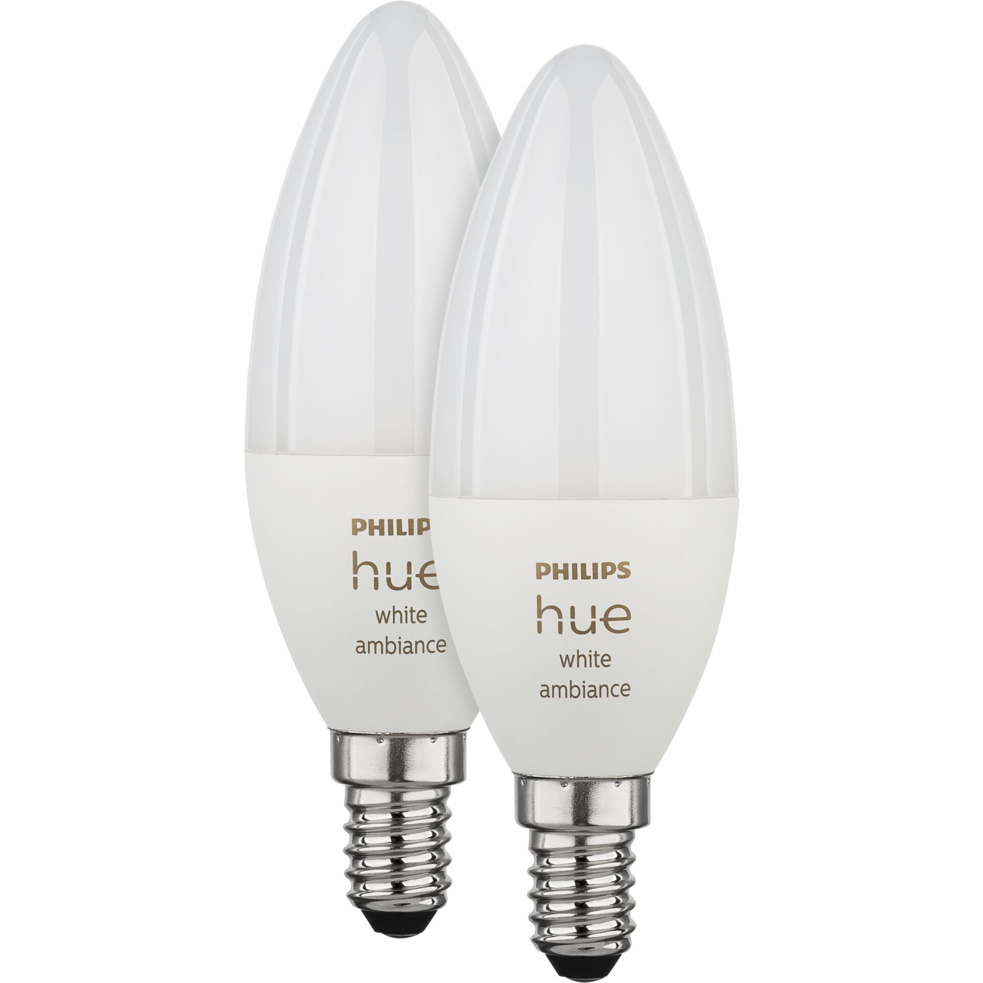 Philips Hue LED lampad. E14 kit 2pz. 5,2W 320lm bianco Ambia