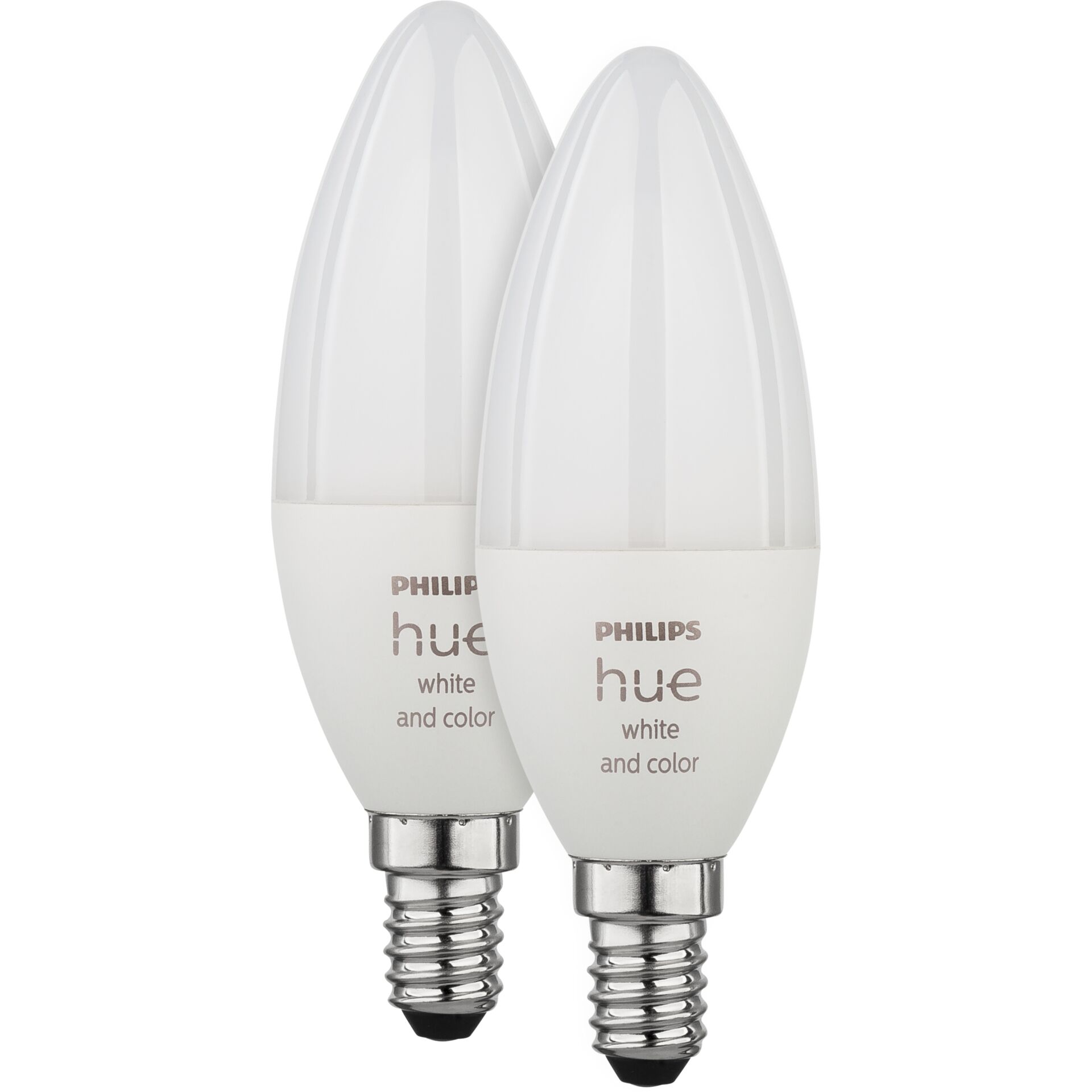 Philips Hue LED lampad. E14 kit 2pz 5,3W 320lm bianco Color
