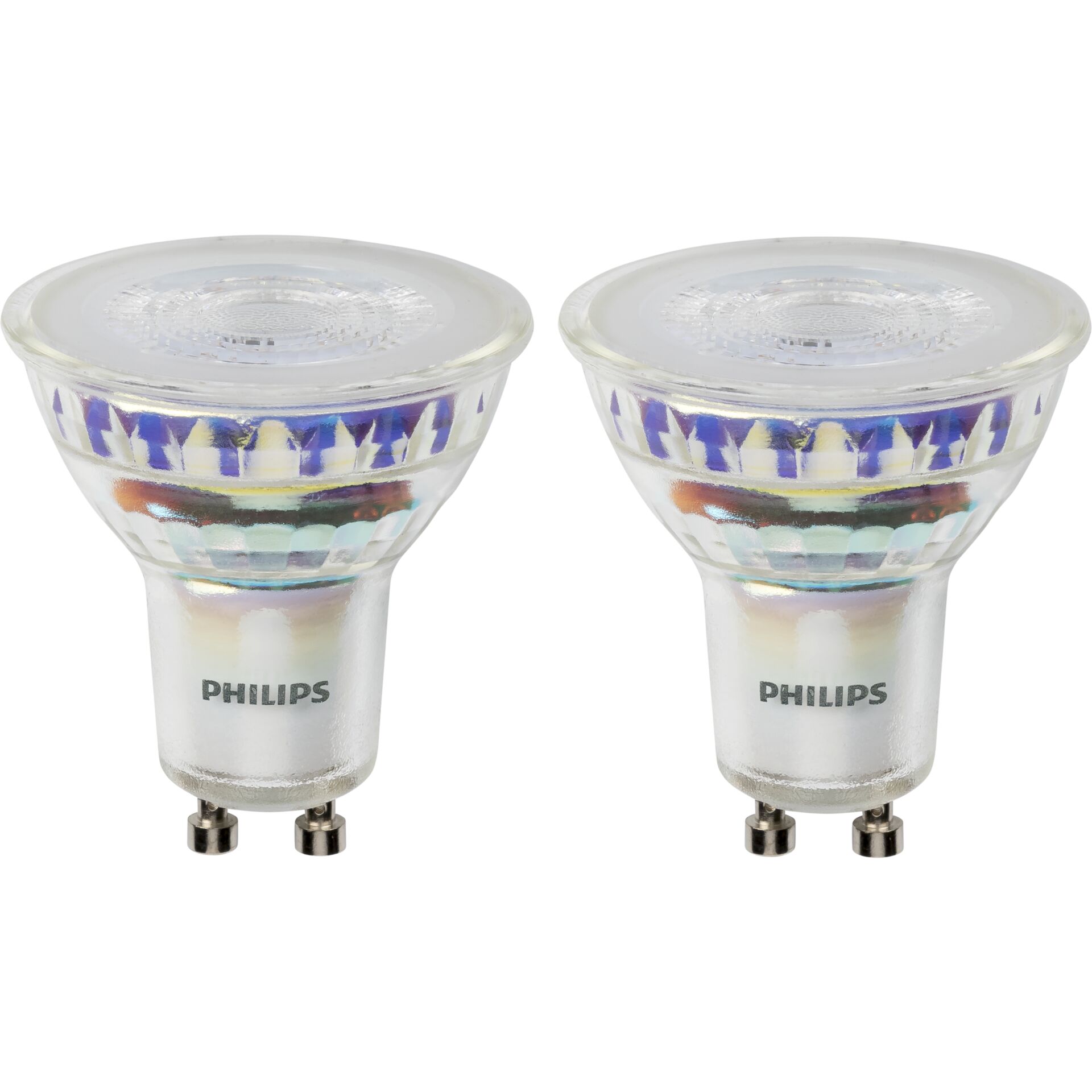 Philips LED Spot GU10 set di 3pz 4,6W (50W) 2700K 355lm