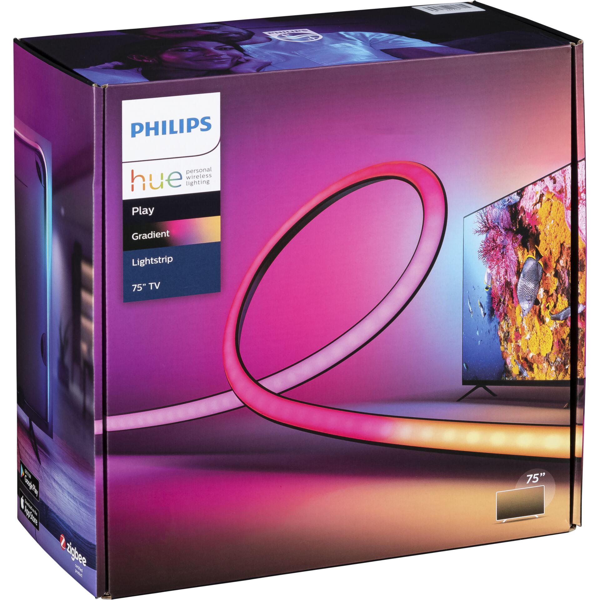 Philips Hue Play Gradient LED Lightstrip TV 75 Inch